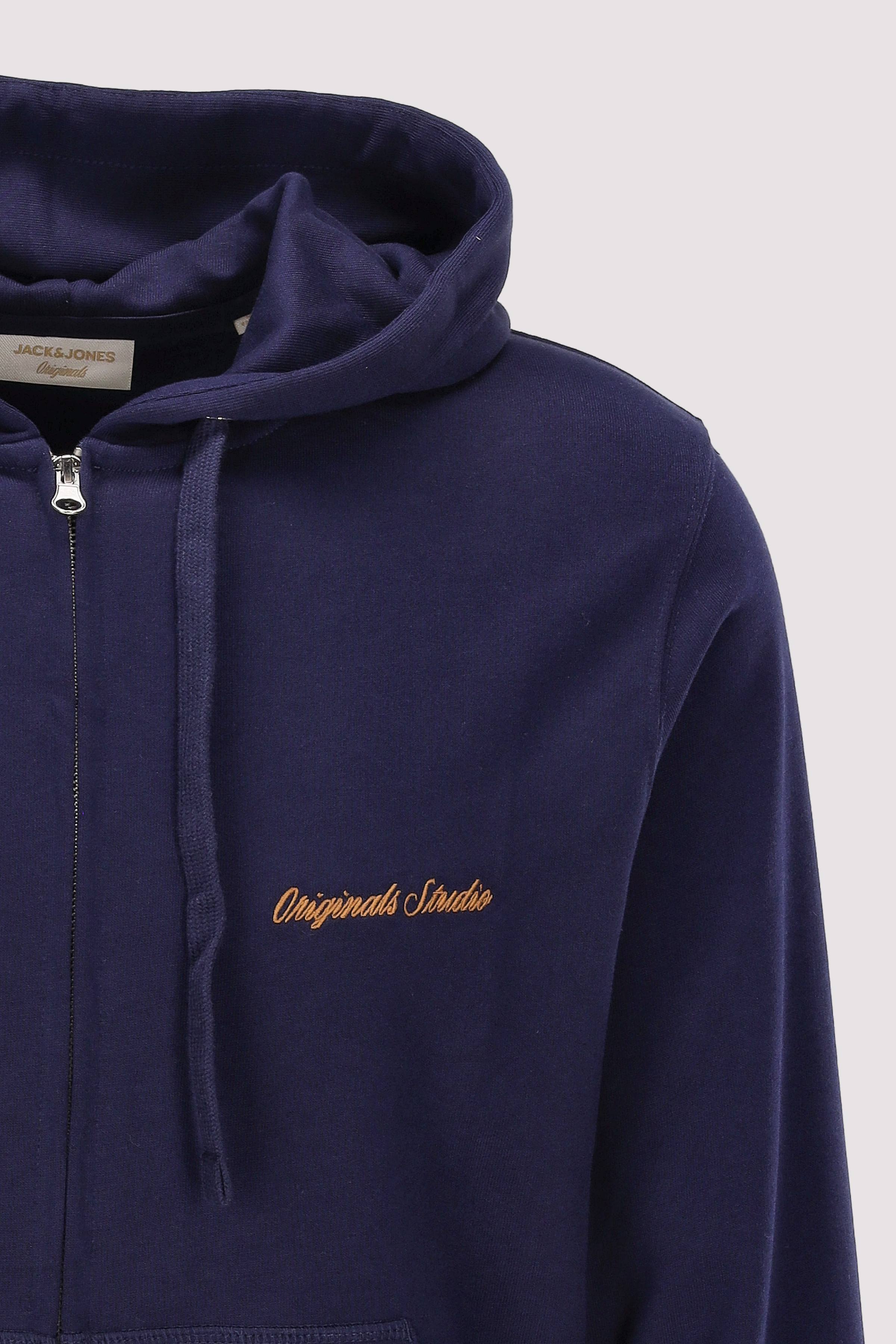 Jack and Jones - JORNORREBRO EMB SWEAT ZIP HOOD