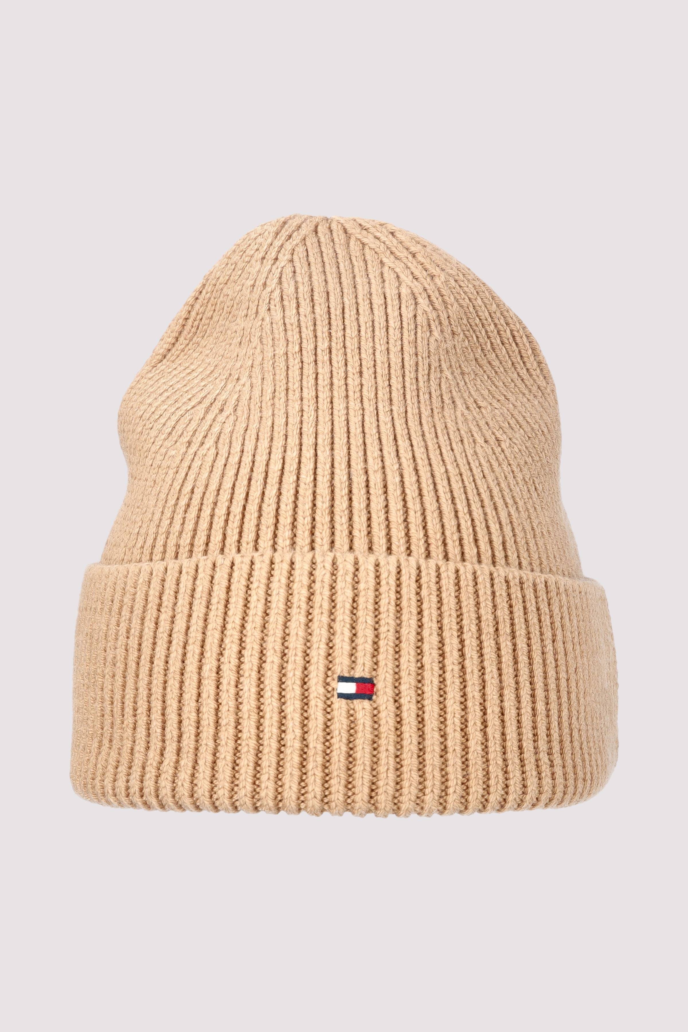 Tommy Hilfiger - Tommy Hilfiger khakifarbene Mütze, warm