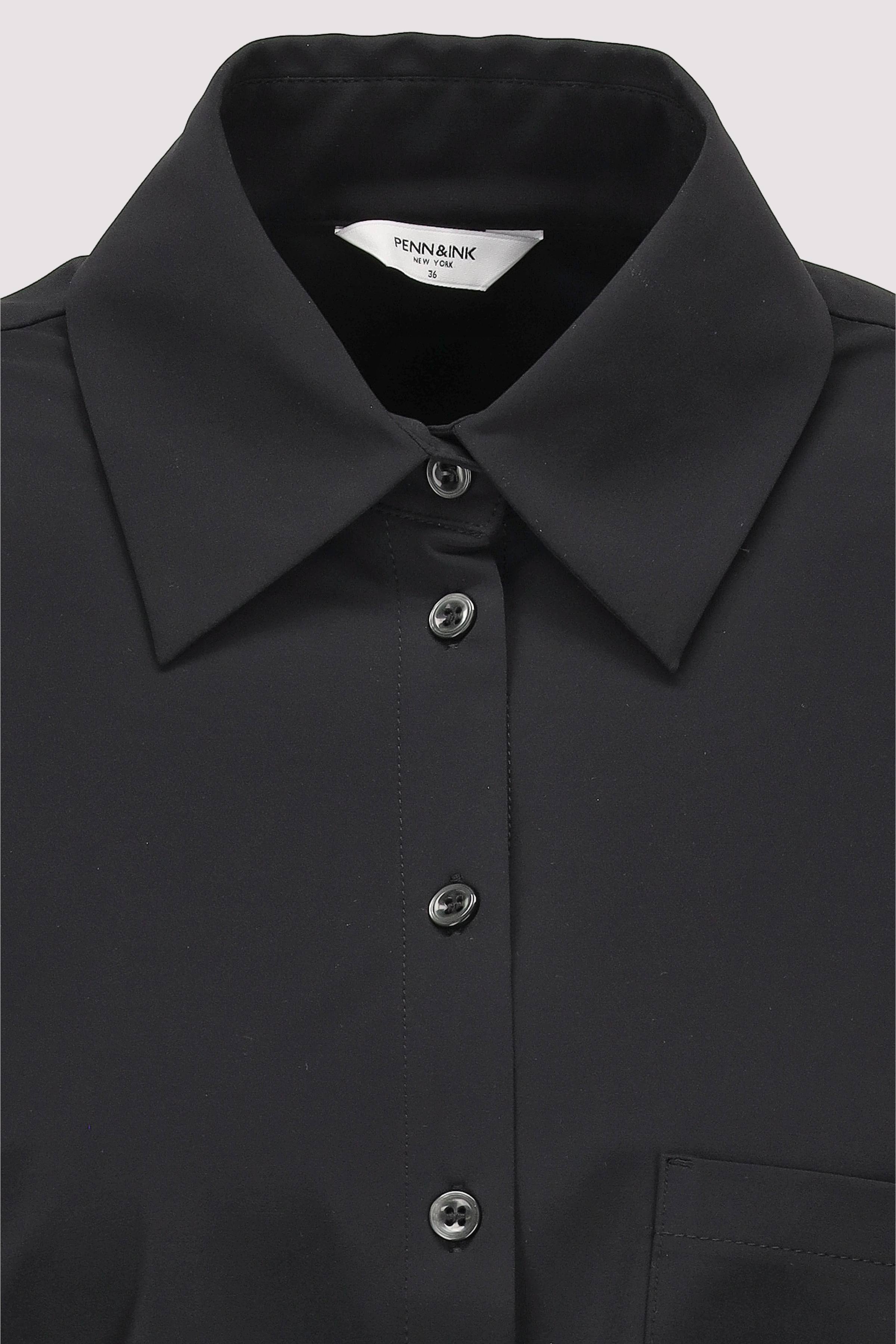 Penn&Ink - Penn&Ink Kurzarmbluse aus Elastan