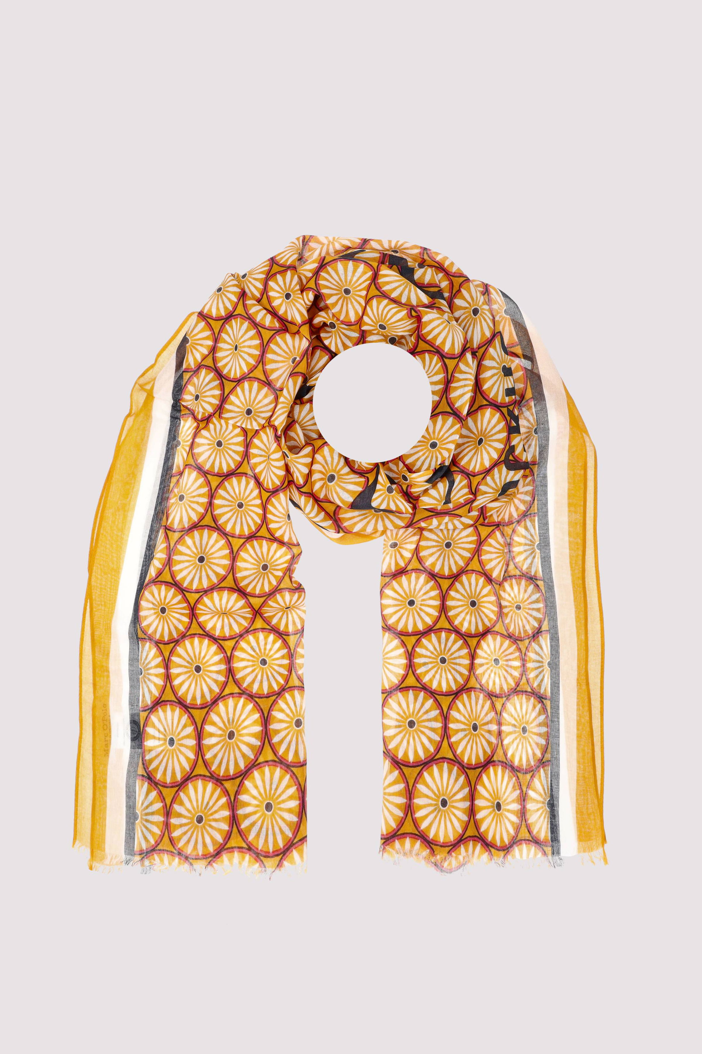 Scarf, woven, cotton-modal, va