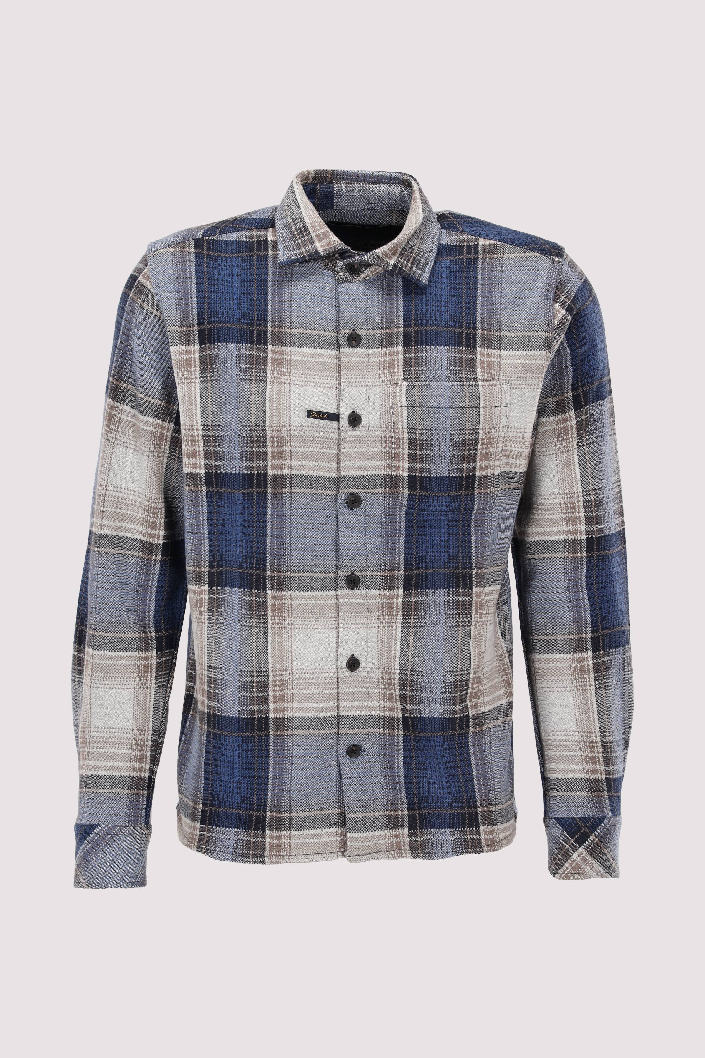 Dstrezzed Hemd Navy legerer Stil