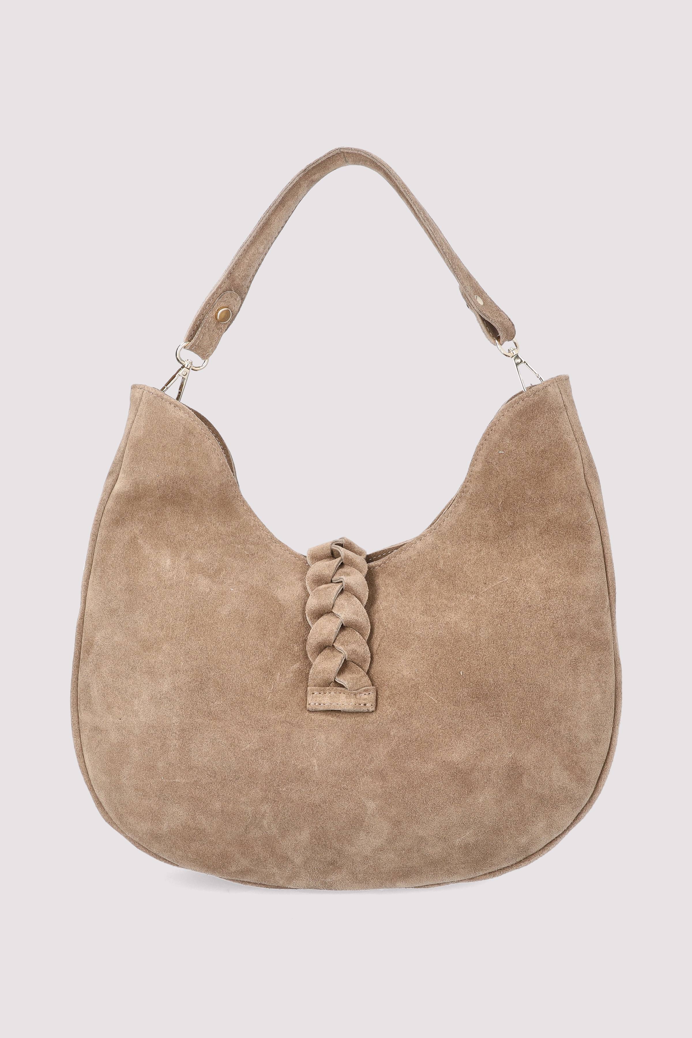 Marlon Bags - Marlon Bags Taupe Handtasche elegant