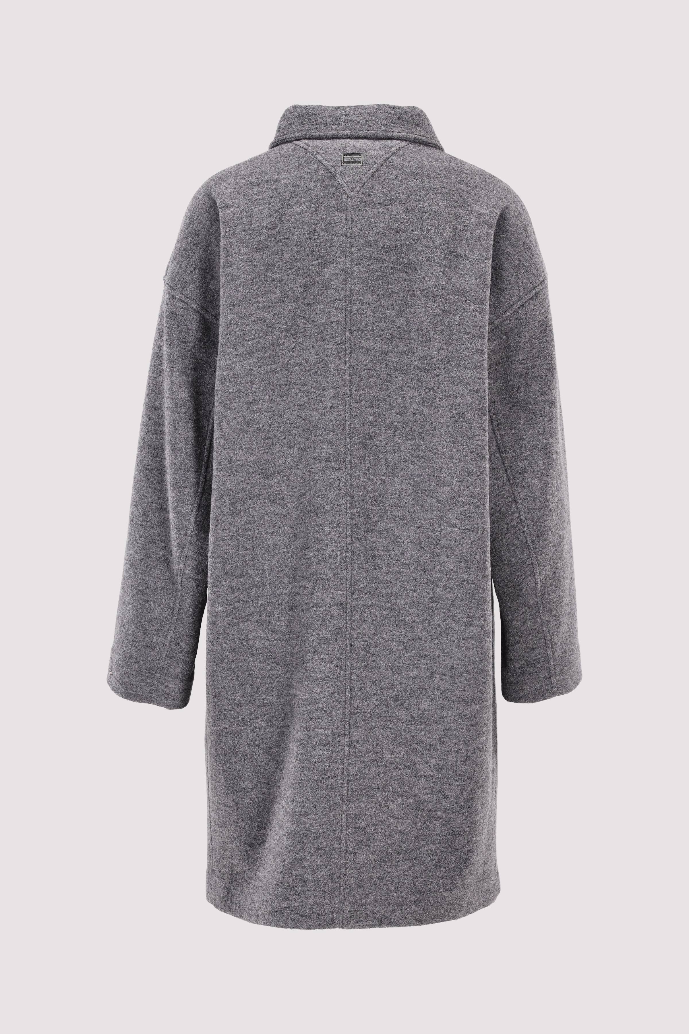 Tommy Hilfiger - WOOL TEXTURE REG FUNNEL NK COA Tommy Hilfiger - WOOL TEXTURE REG FUNNEL NK COA