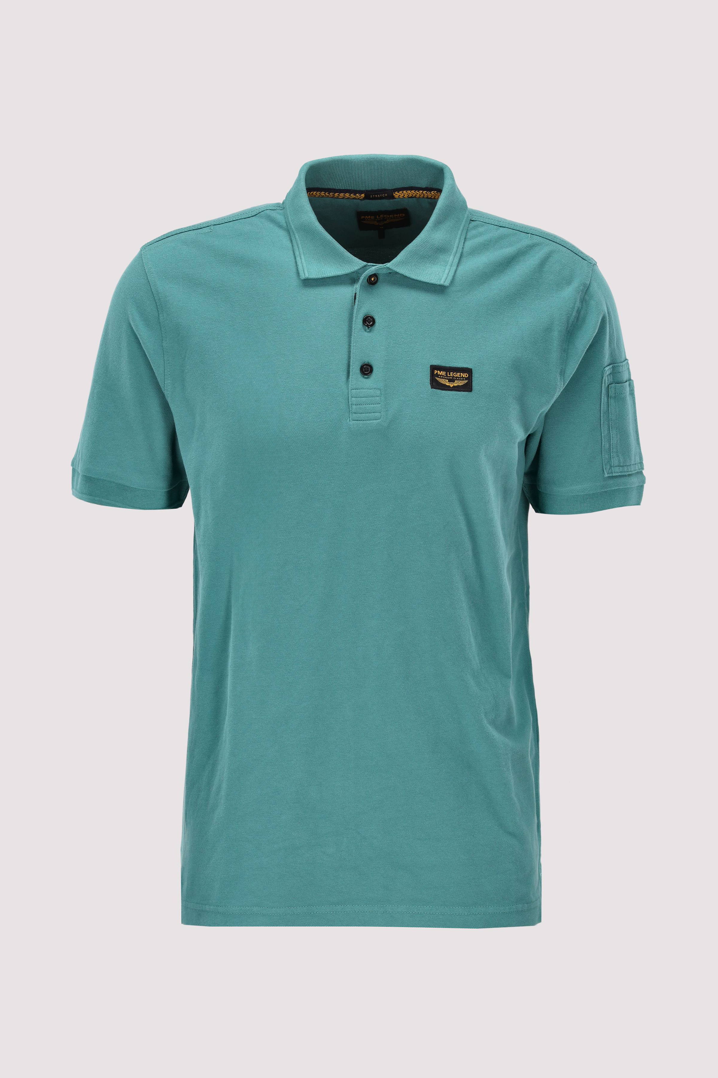 Short sleeve polo trackway pol