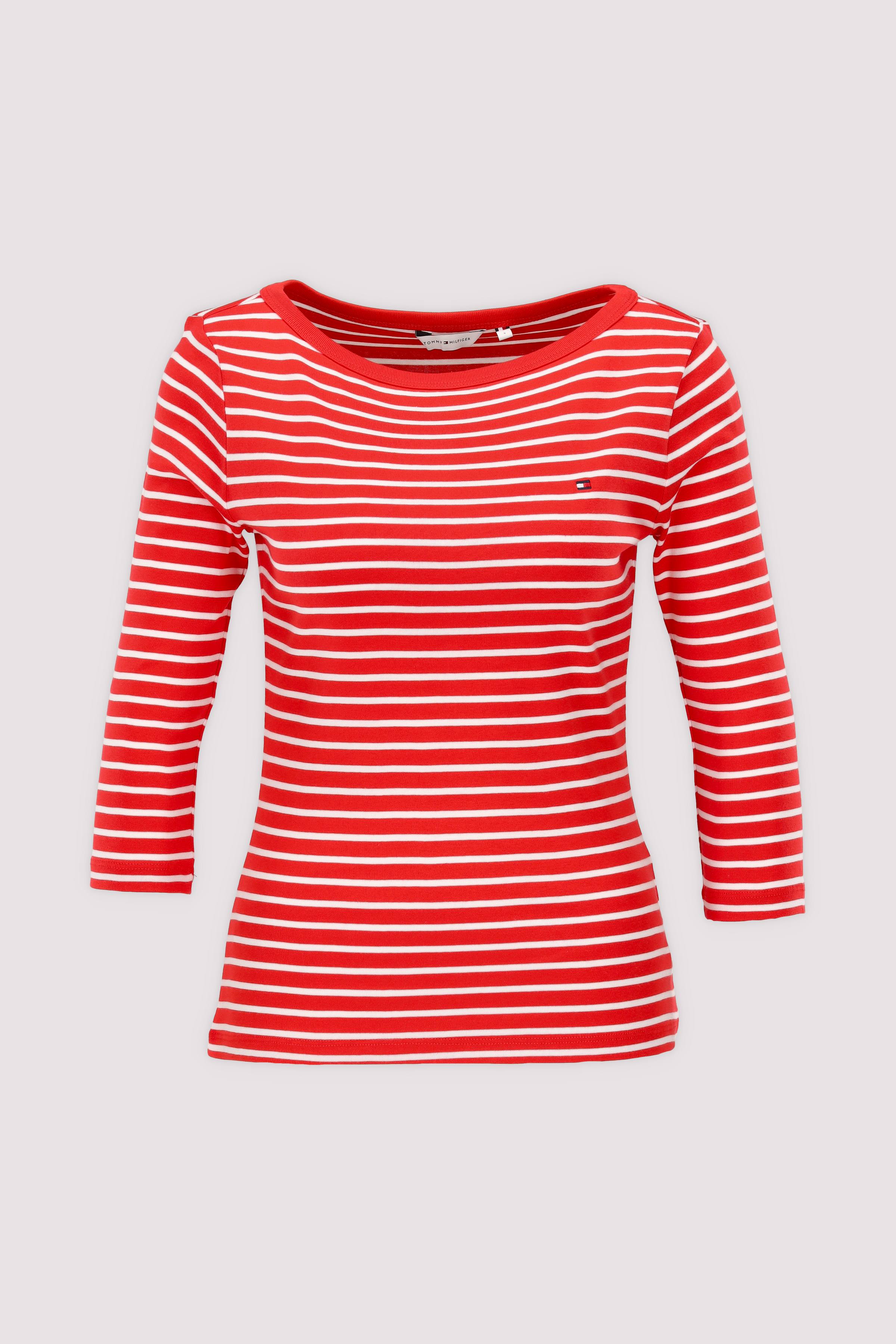 Tommy Hilfiger Damen Longsleeve Rot