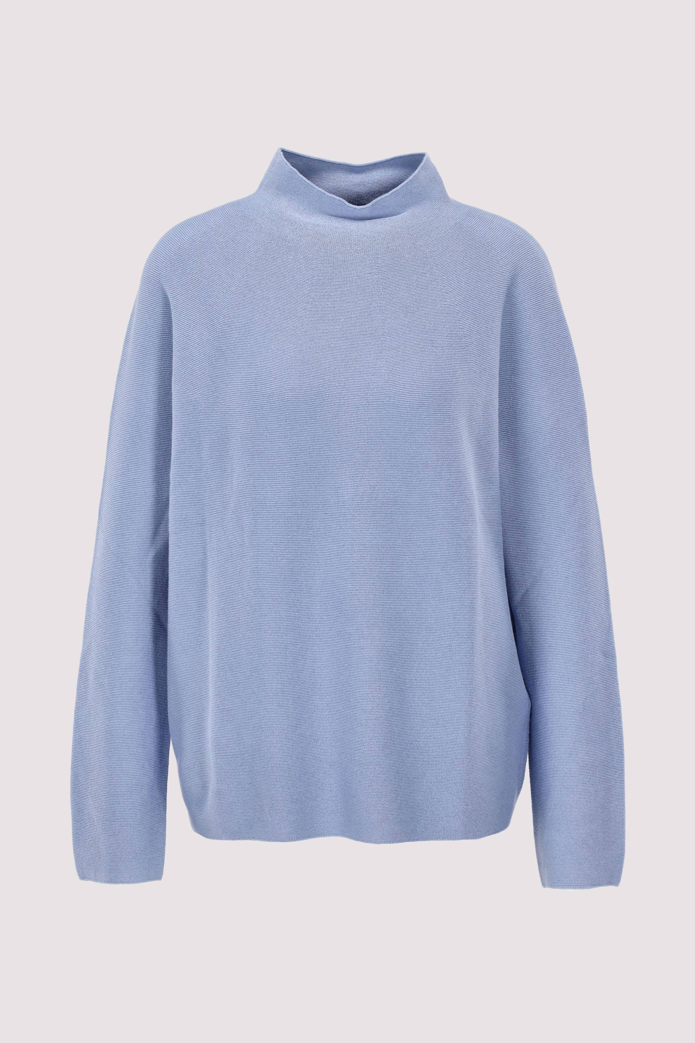 Pullover, longsleeve, stand-up