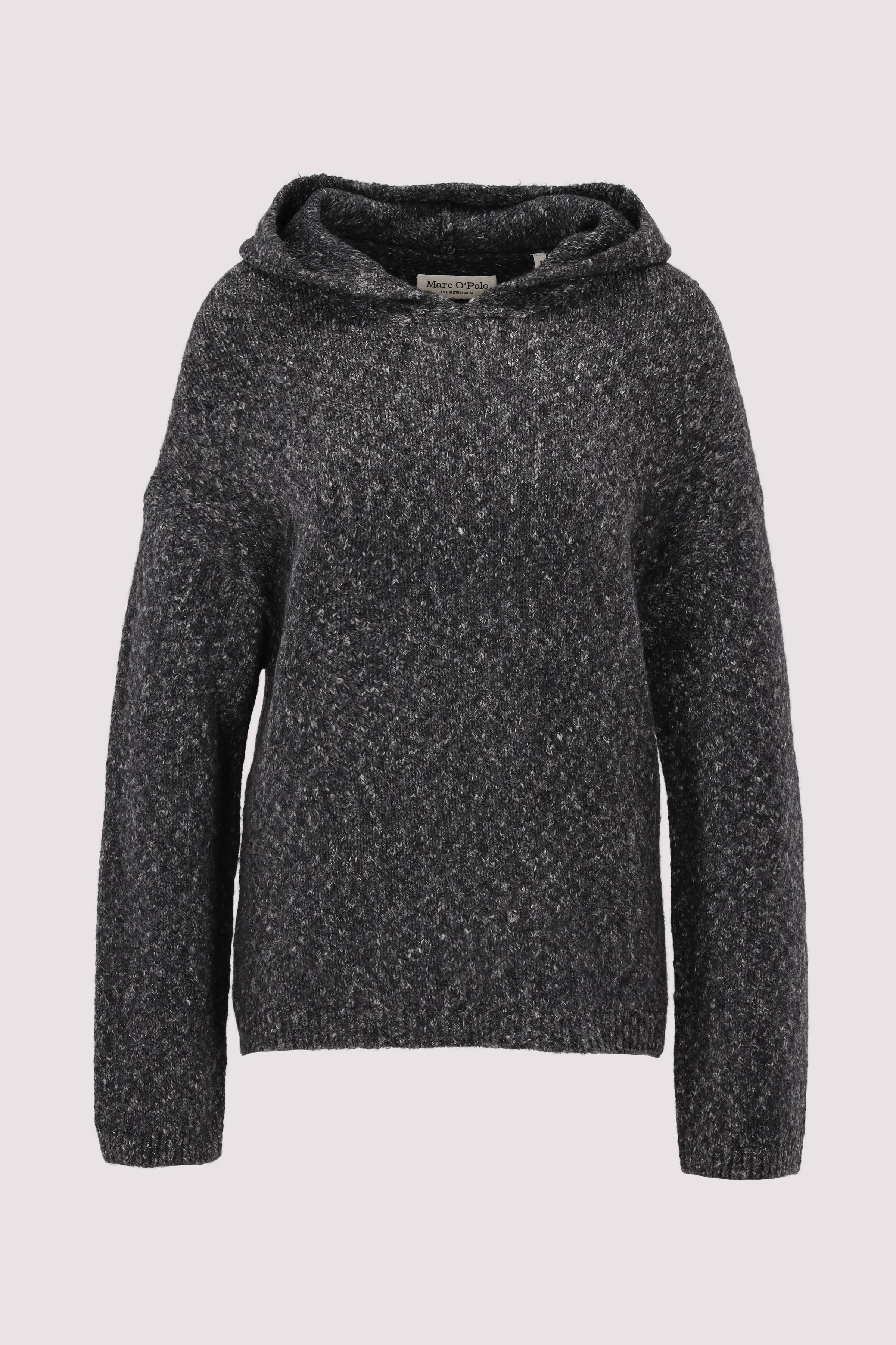 Pullover, longsleeve, with hoo