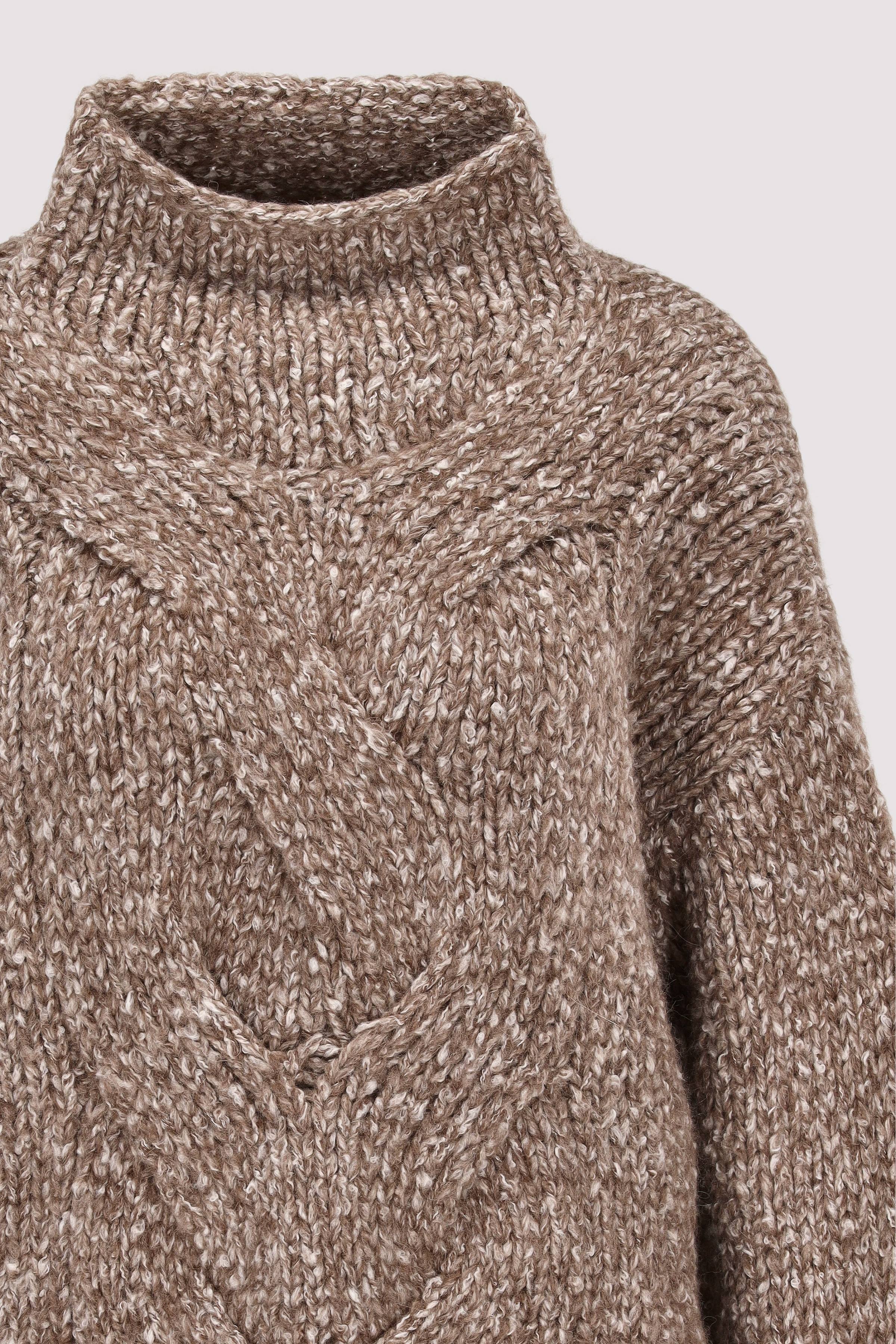 Marc O Polo Casual - Marc O'Polo Rollkragenpullover Braun