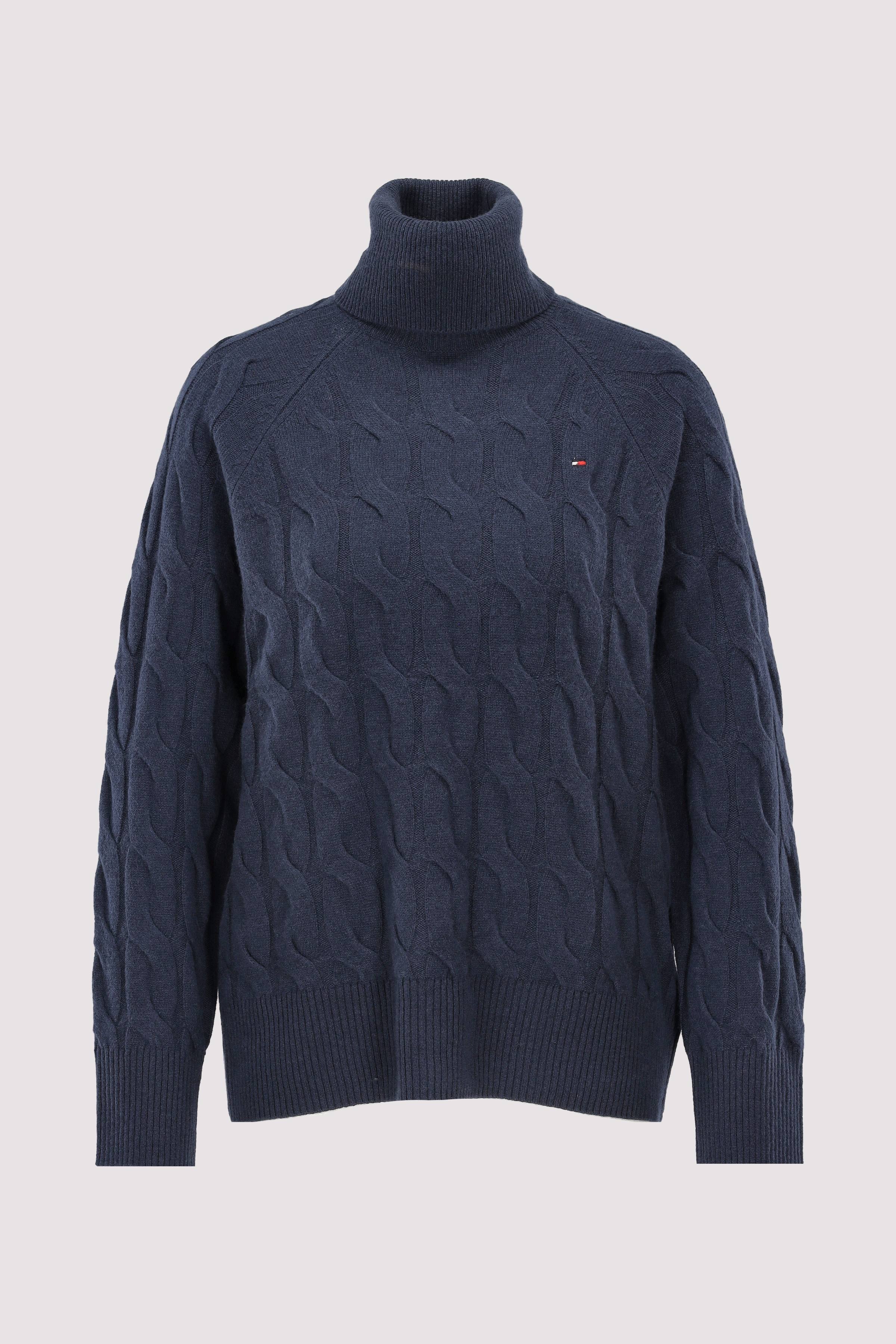 SOFT WOOL CABLE ROLL-NK LS SWT