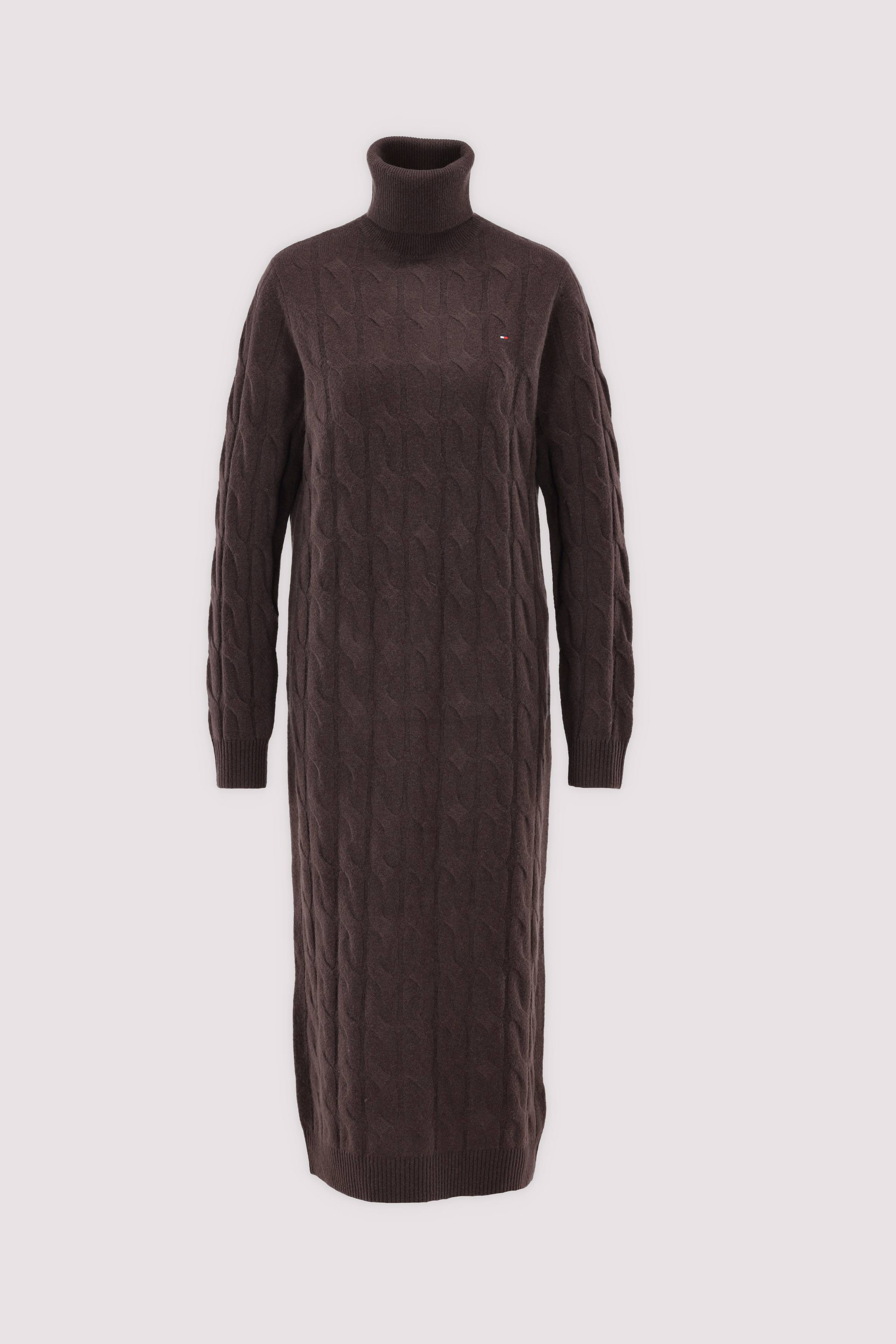 Tommy Hilfiger Strickkleid Braun