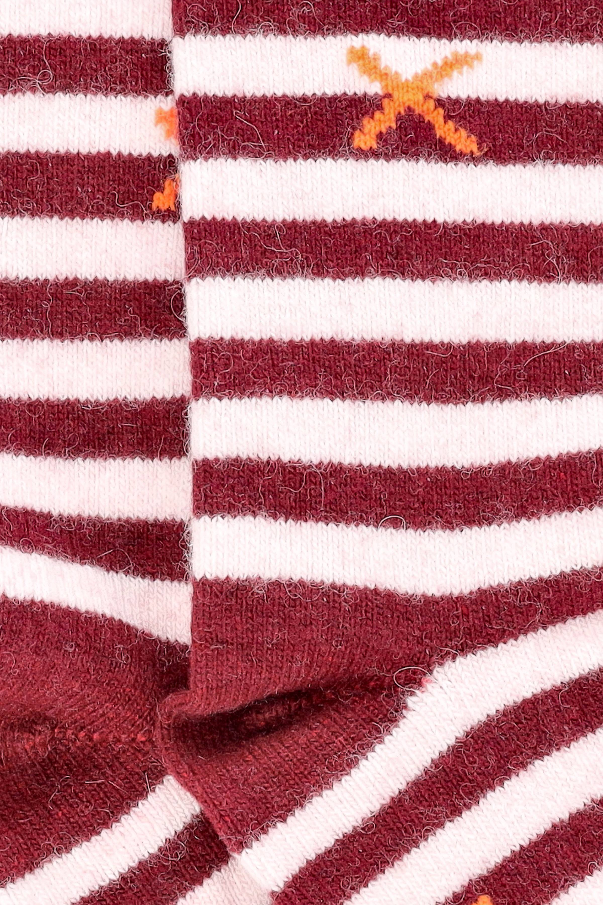 Kurze Socke rot für Damen von Unio