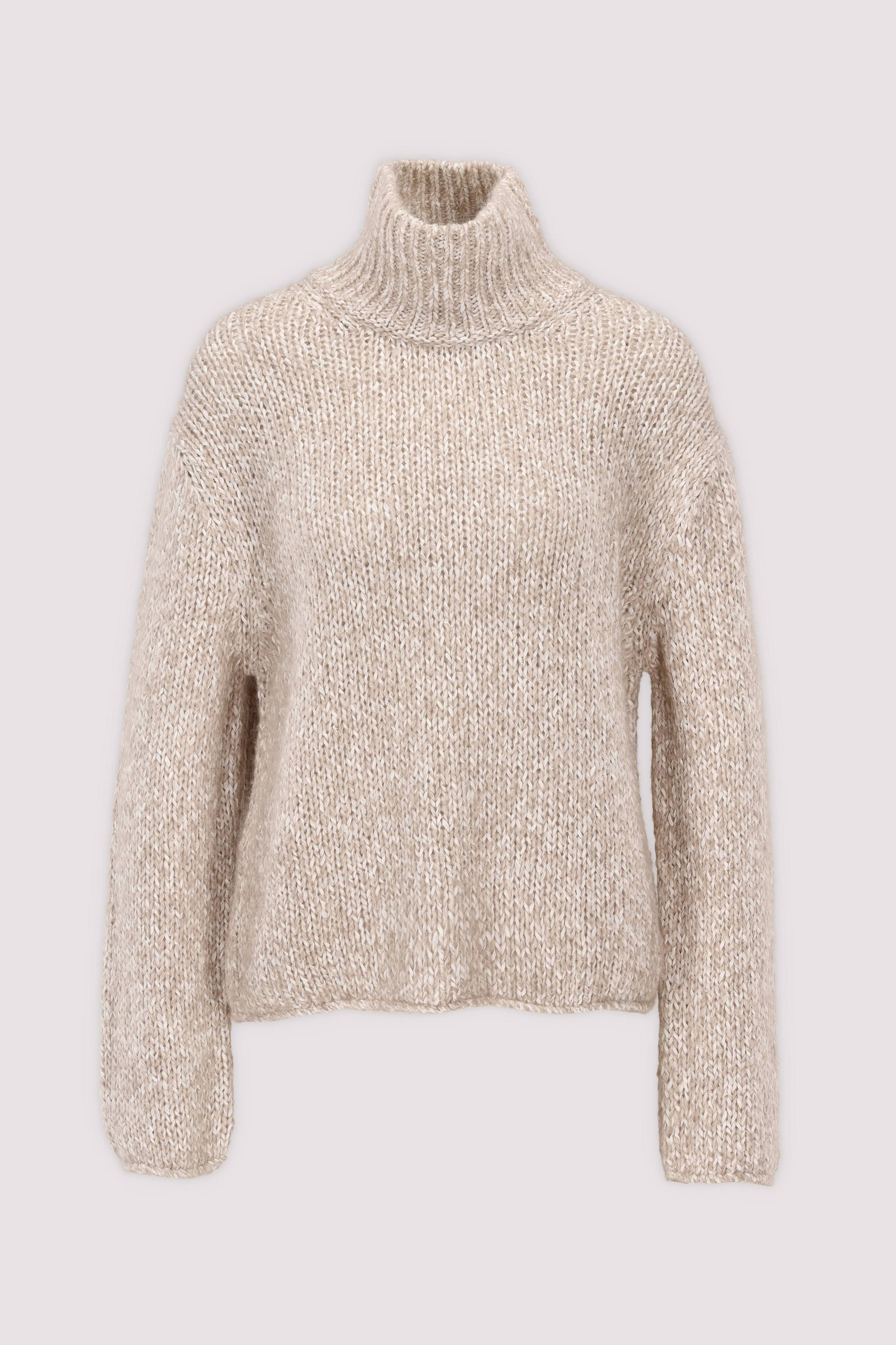 Marc O'Polo V-Ausschnitt-Pullover braun