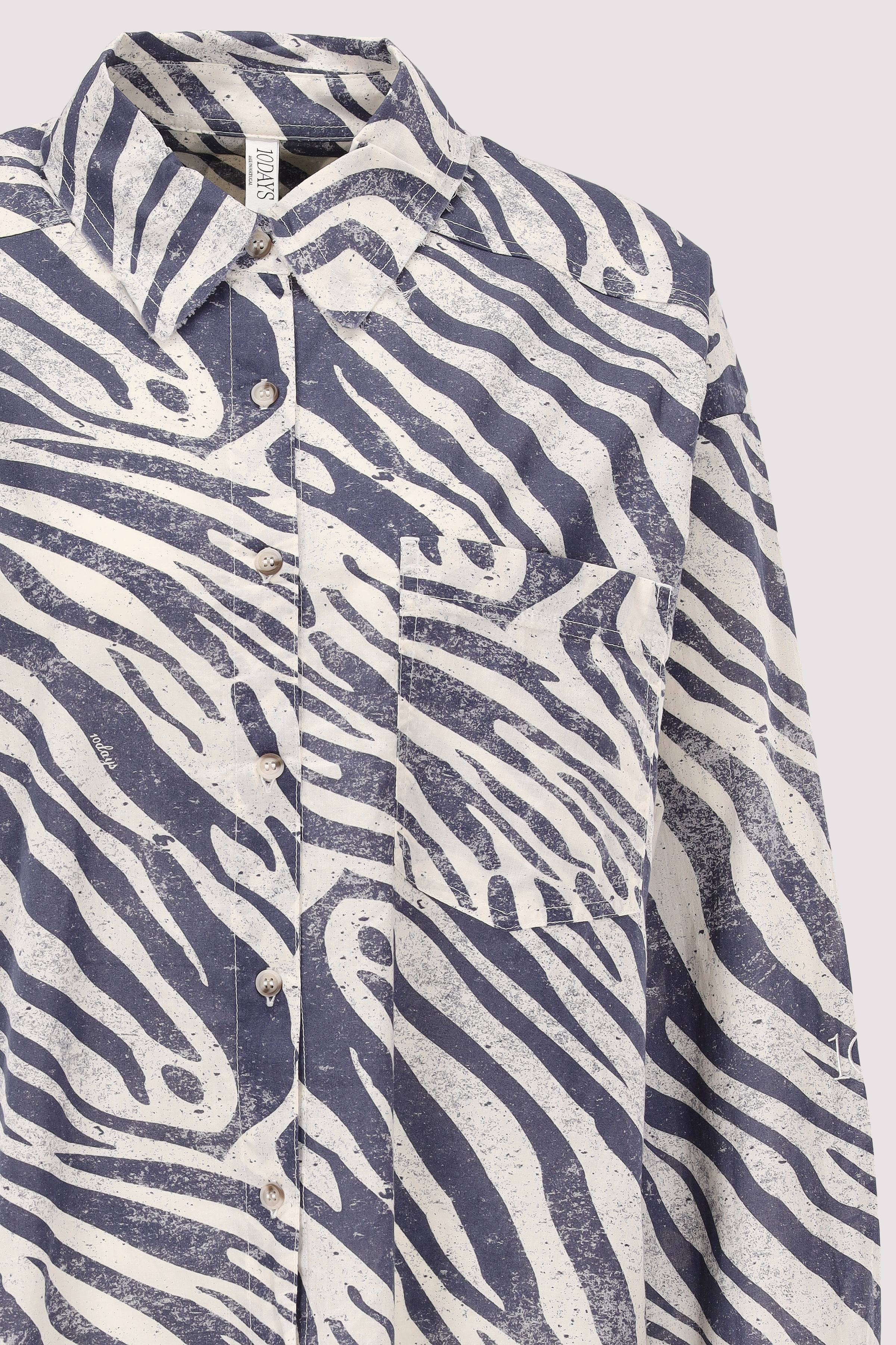 10Days - Blouse Zebra Voile