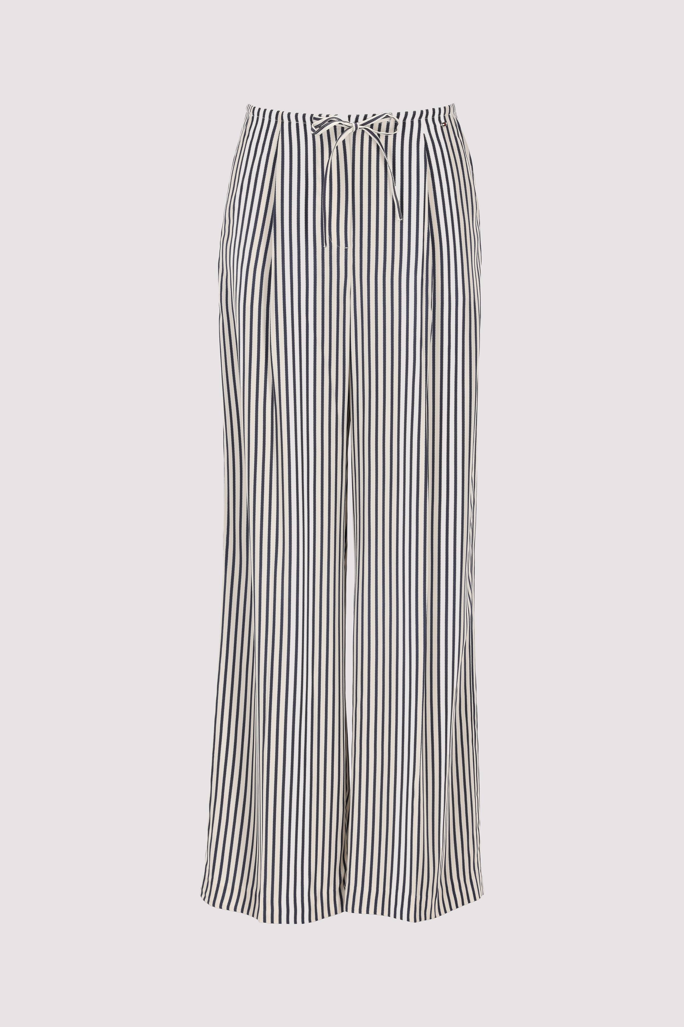 VIS TWILL WIDE LEG PANT