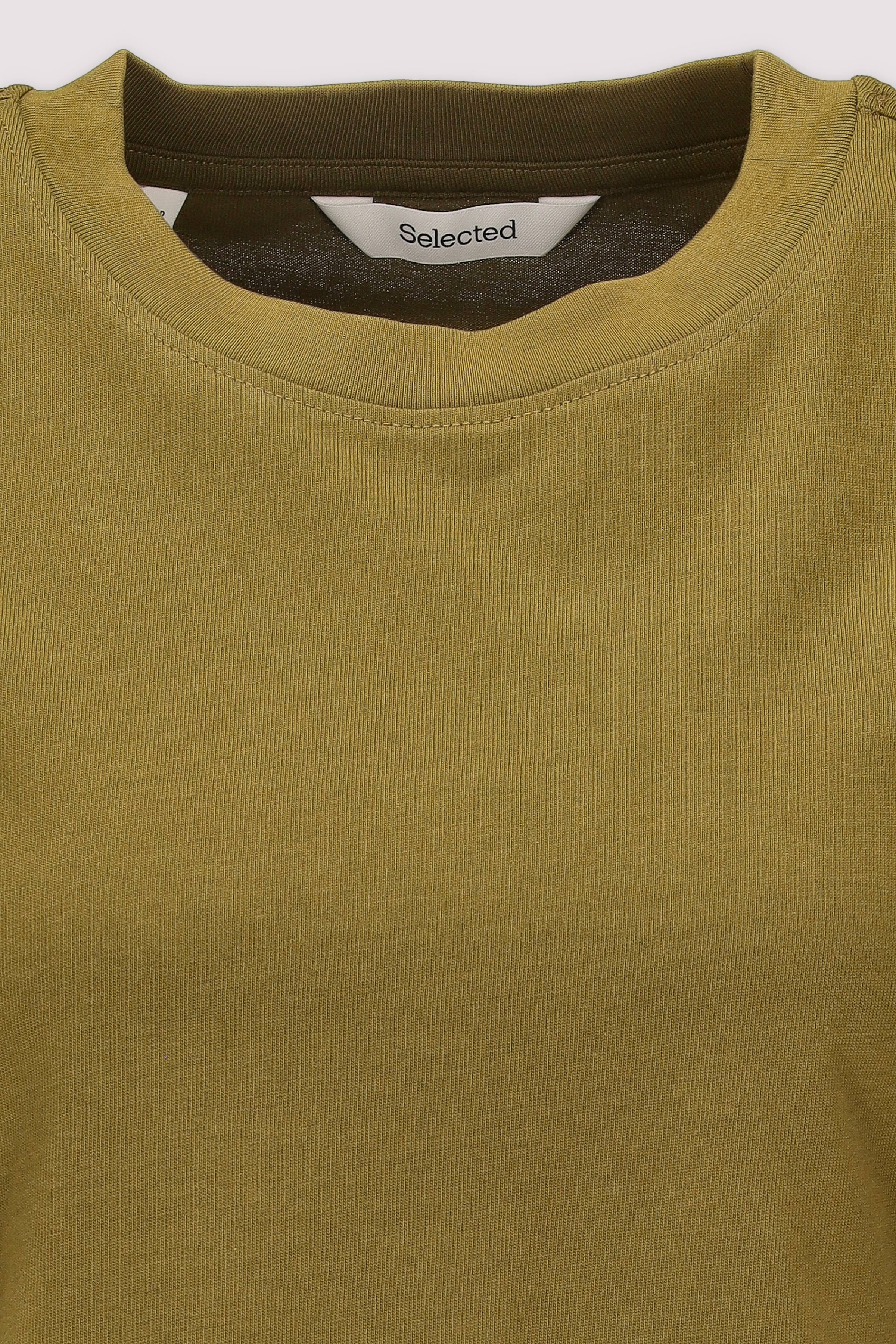 Selected - Weiches Selected Damen-T-Shirt grün