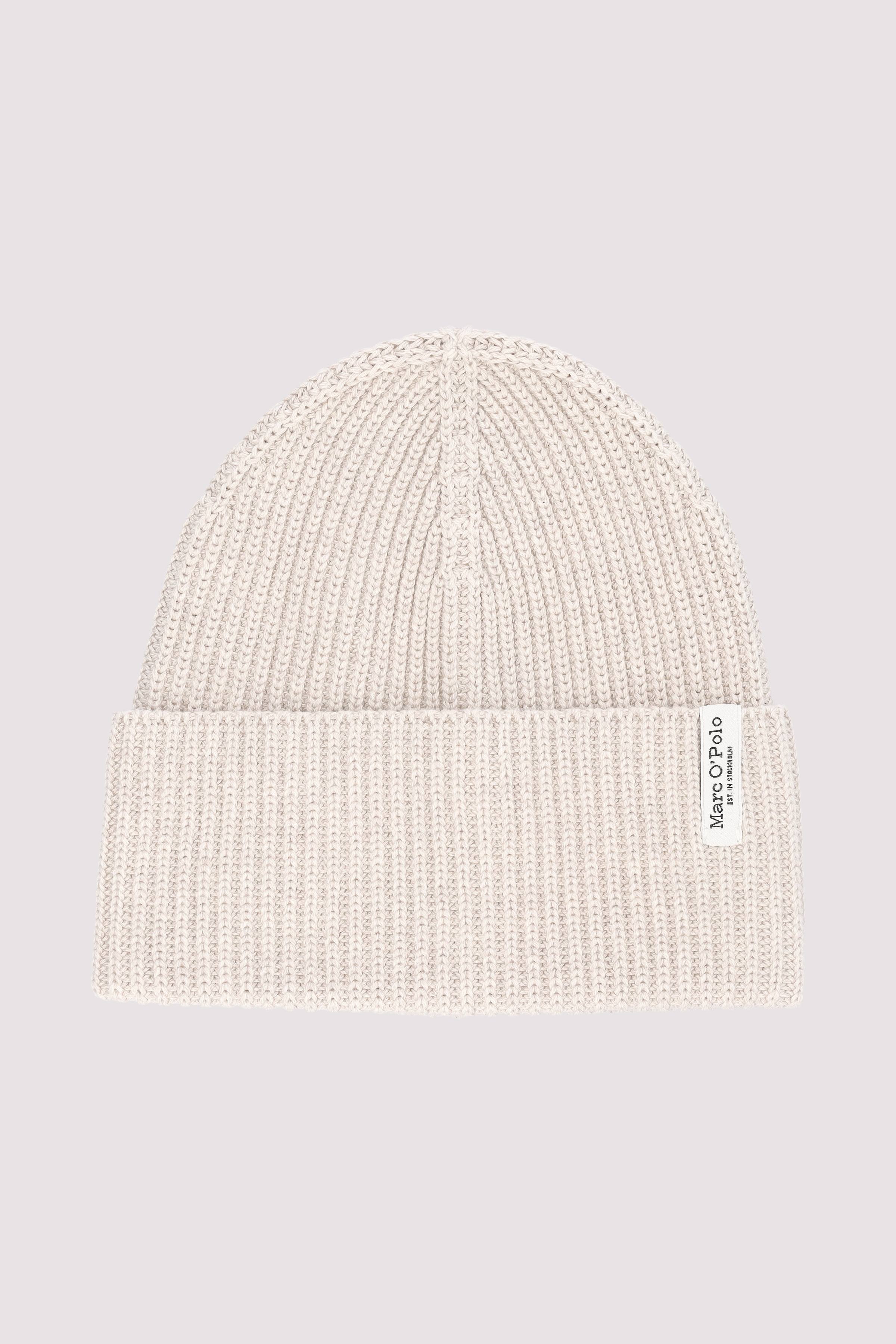 Marc O'Polo Damenmütze beige Baumwolle