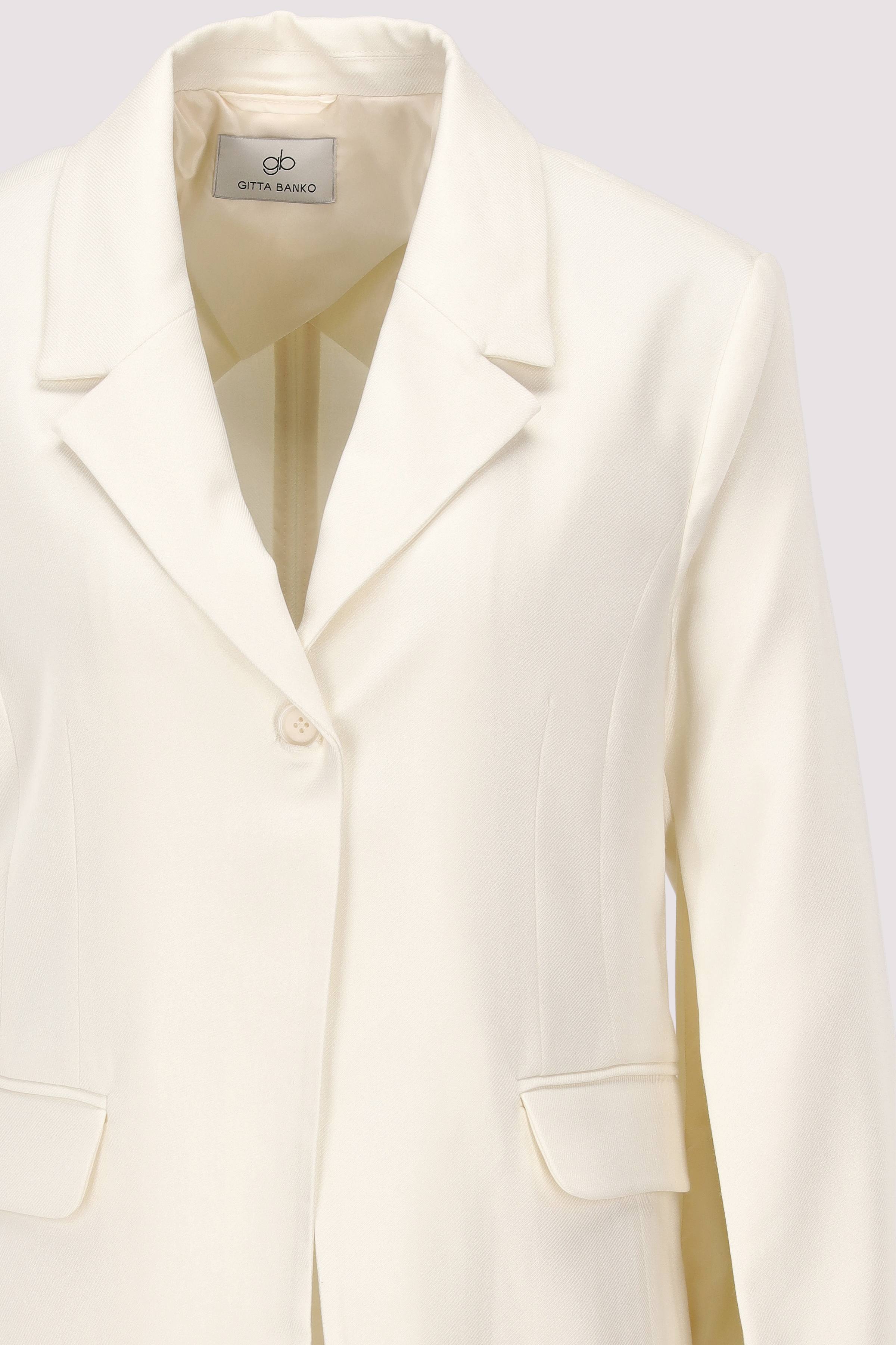 Gitta Banko - Langer Blazer Ivory von Gitta Banko