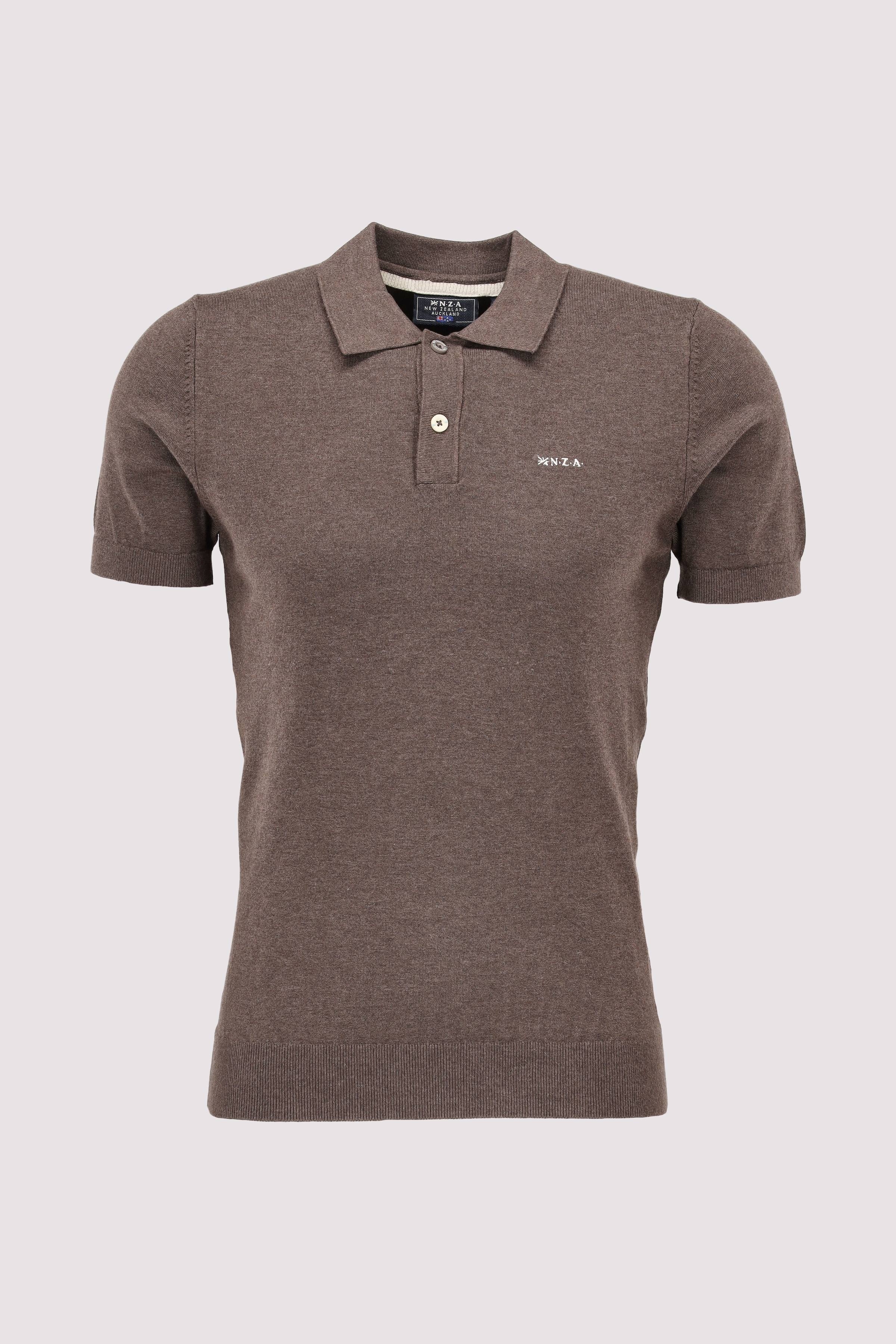 New Zealand Auckland Poloshirt Braun