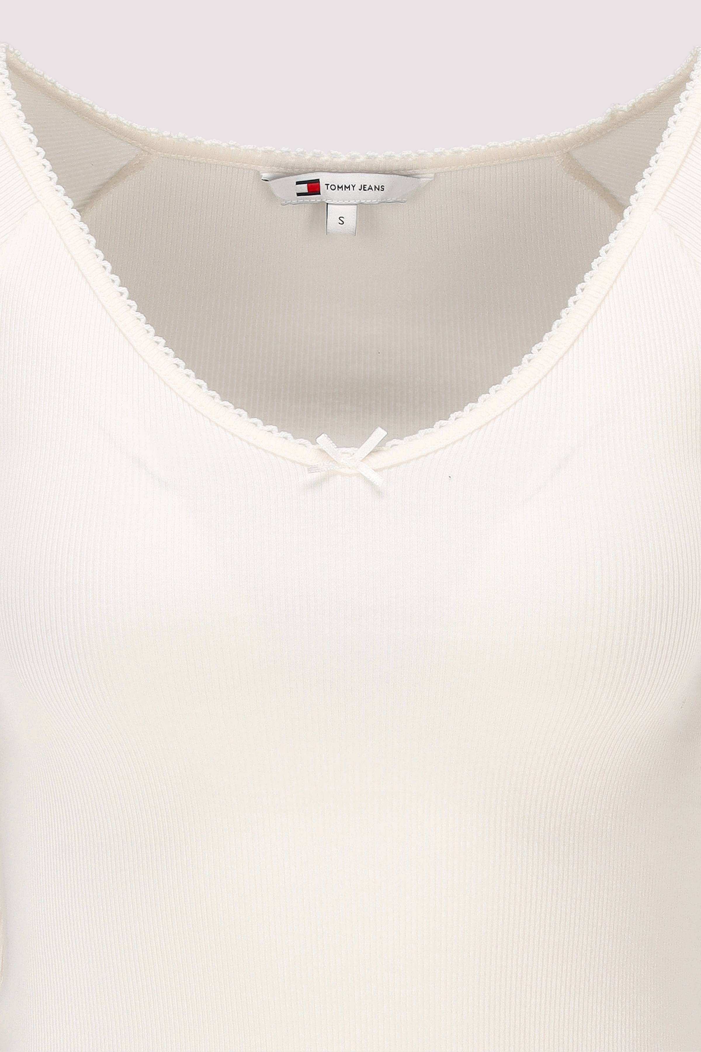 Tommy Jeans - TJW SLIM VNECK GMD RIB SS Tommy Jeans - TJW SLIM VNECK GMD RIB SS