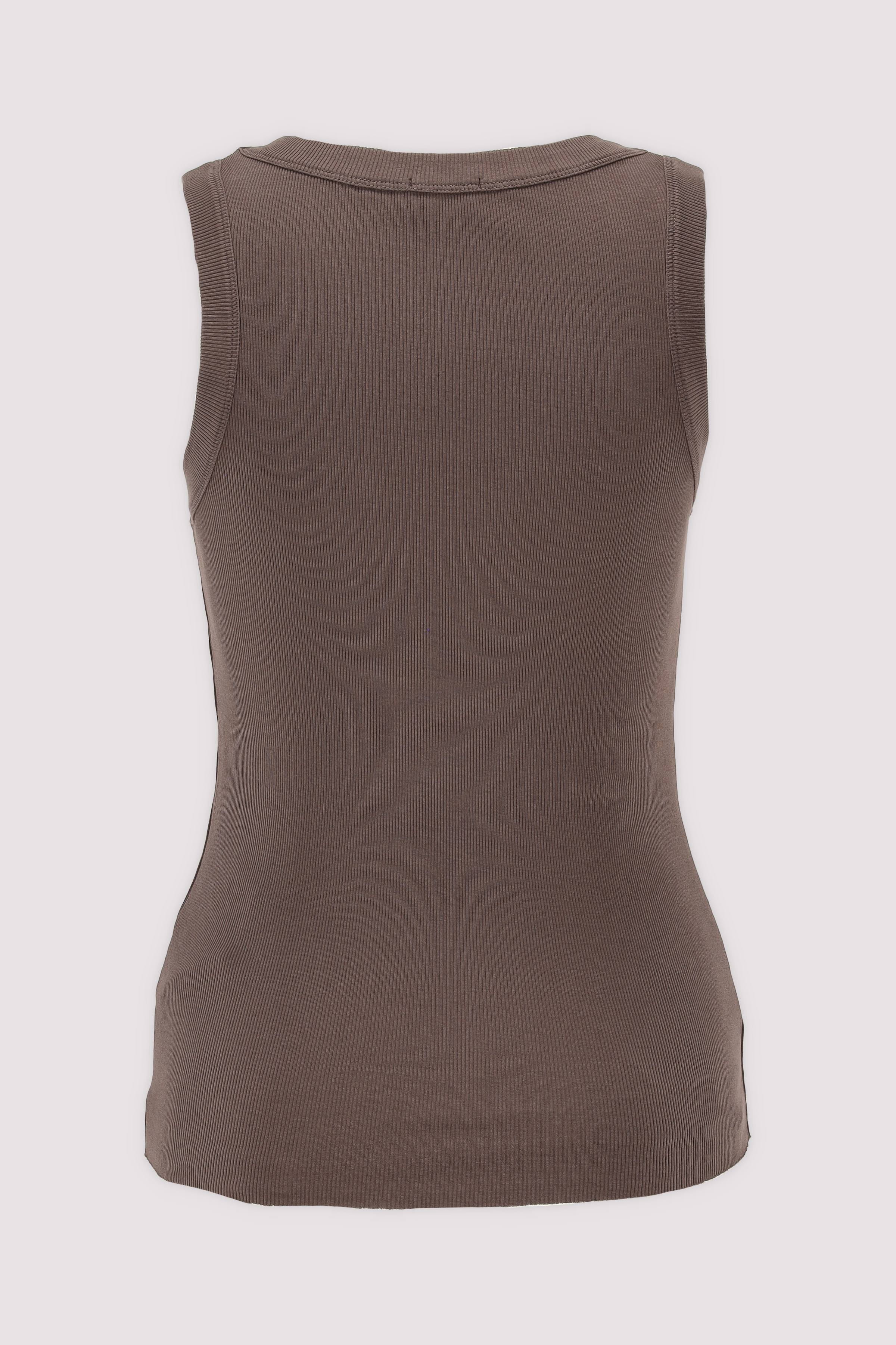 Drykorn Damen Top aus Baumwolle Braun