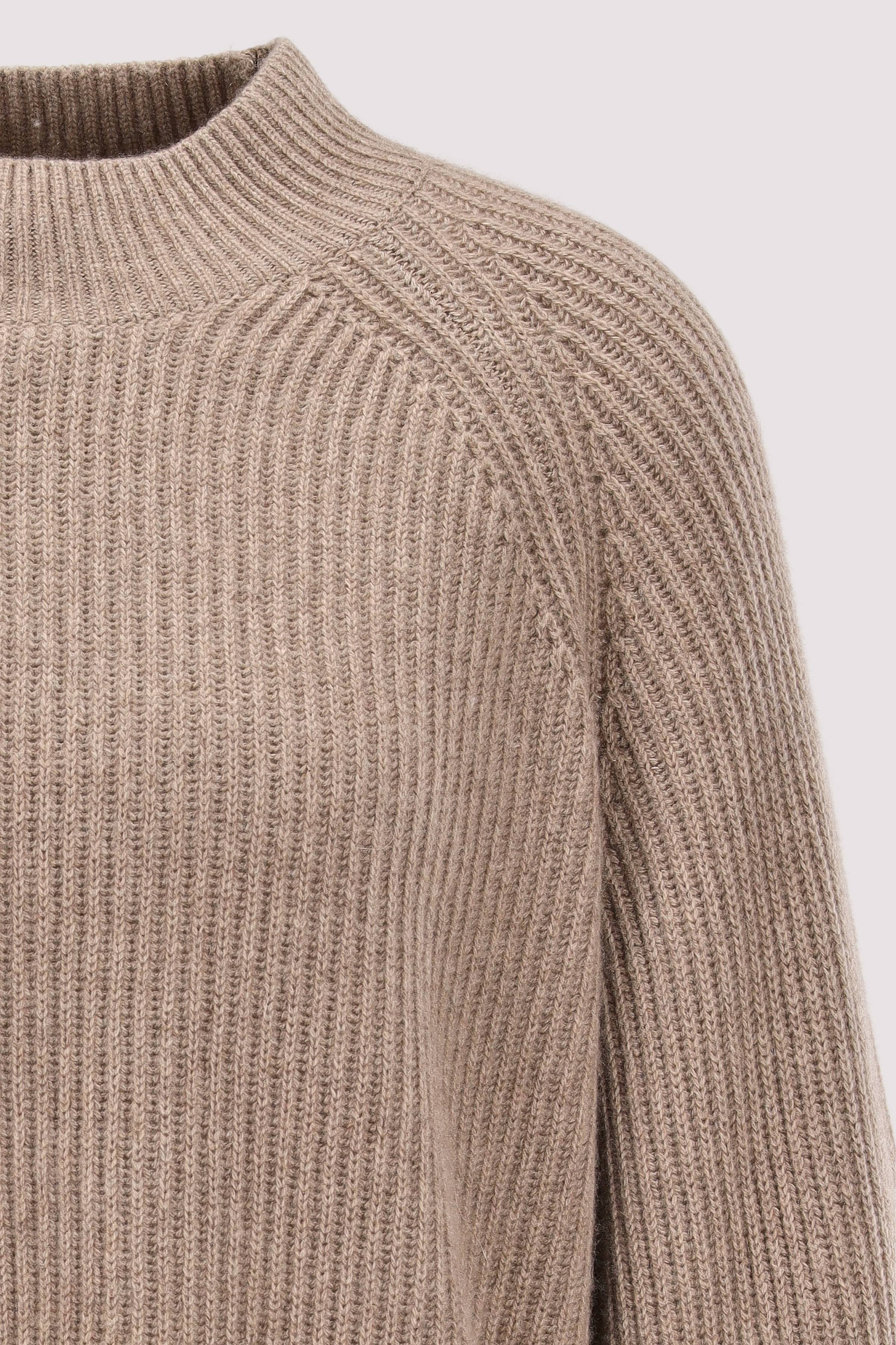 Pontia - Pontia Pullover in Taupe für Damen