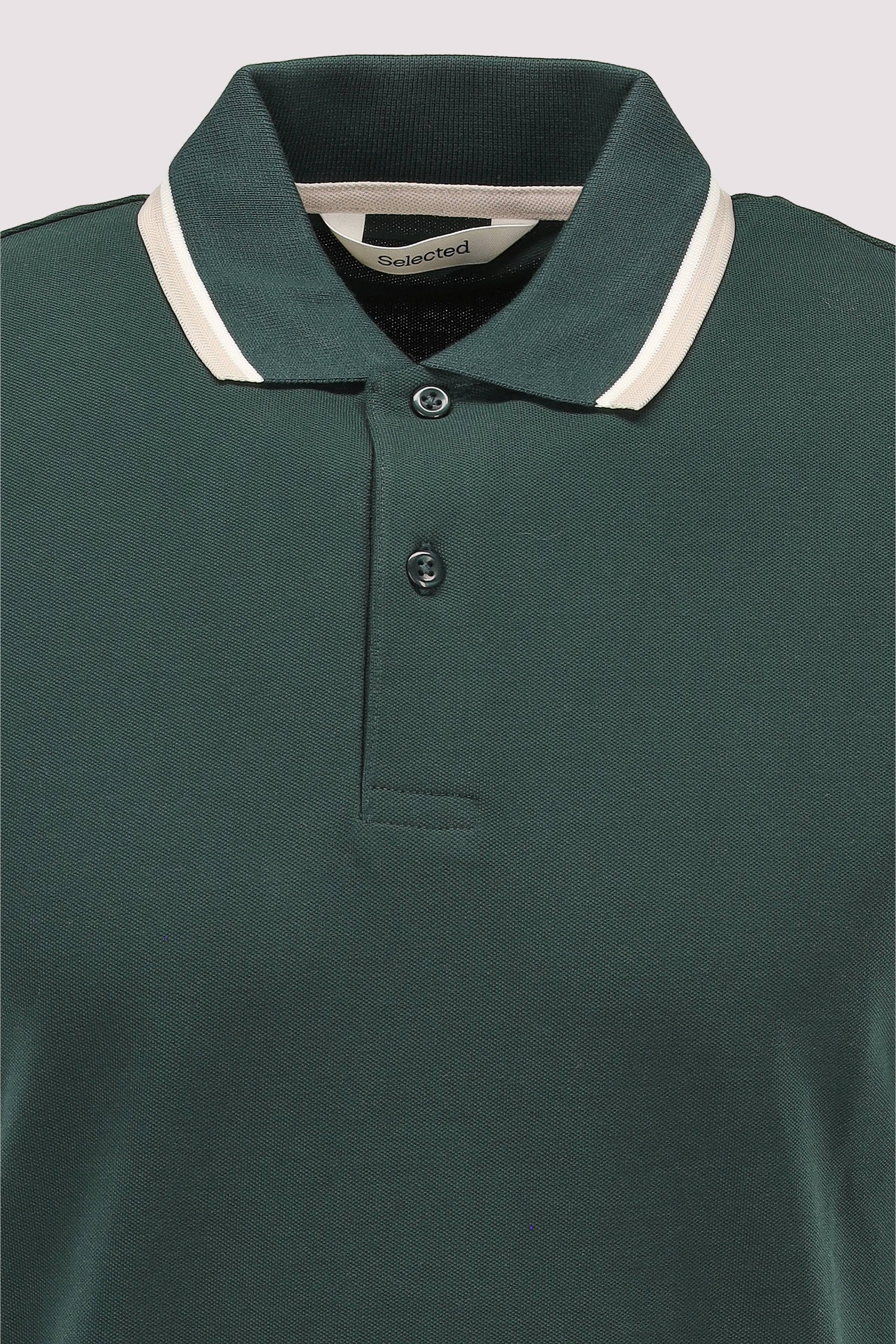 Selected - Selected Kurzarm-Poloshirt atmungsaktiv