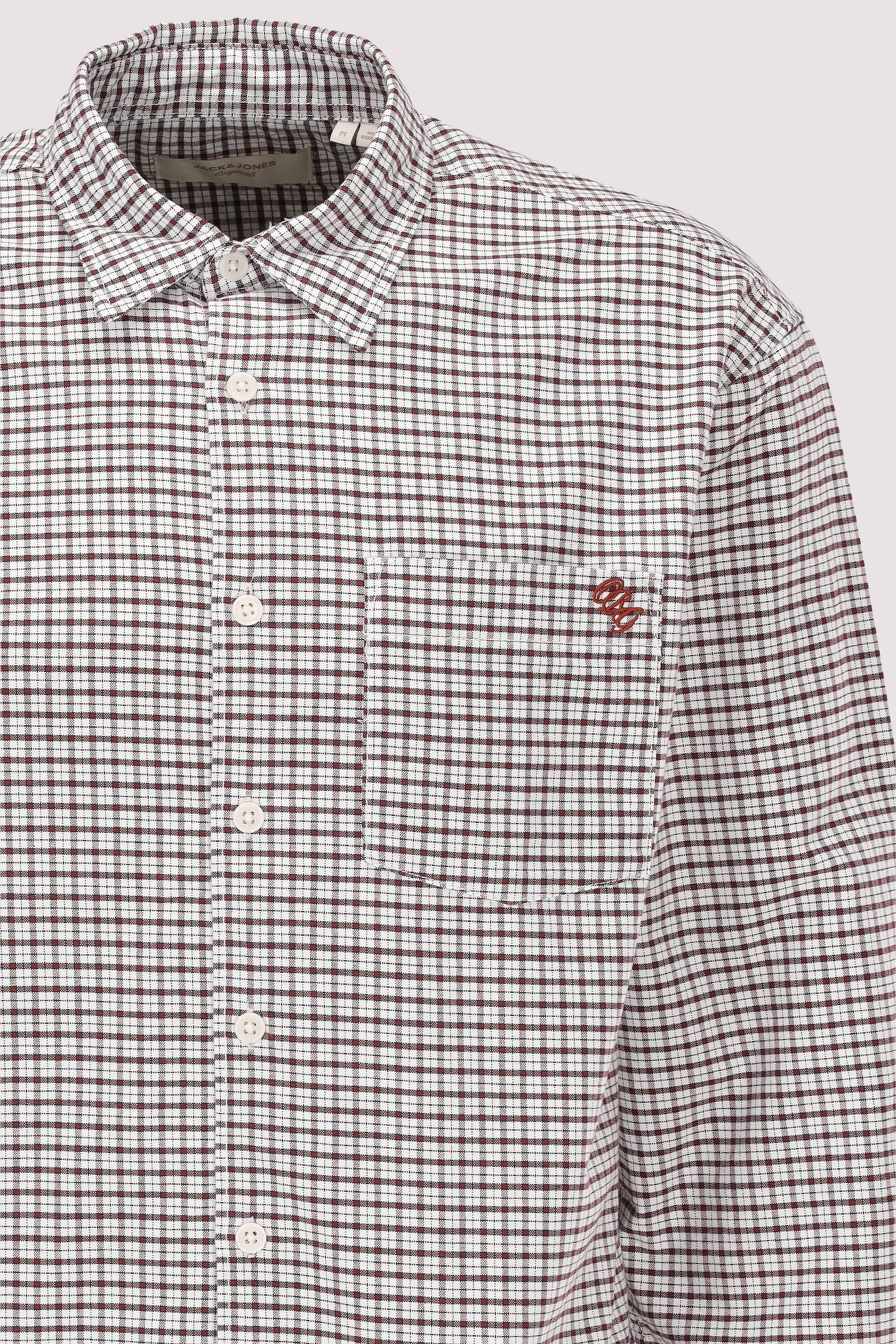 Jack and Jones - Jack and Jones Langarmhemd Schokolade