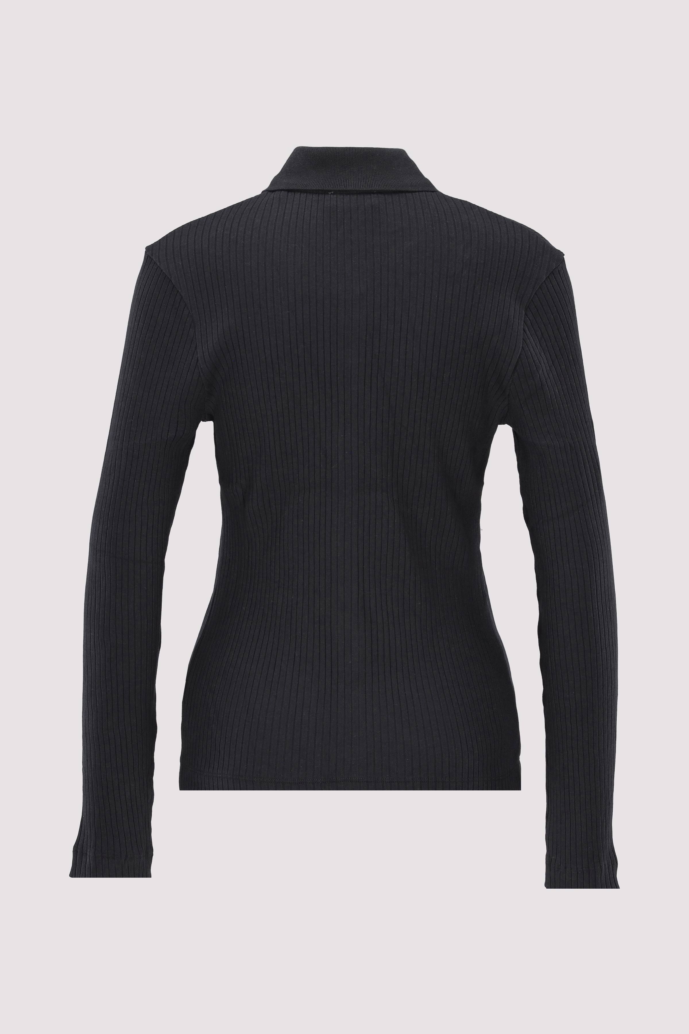 Jersey blouse, long sleeve, co