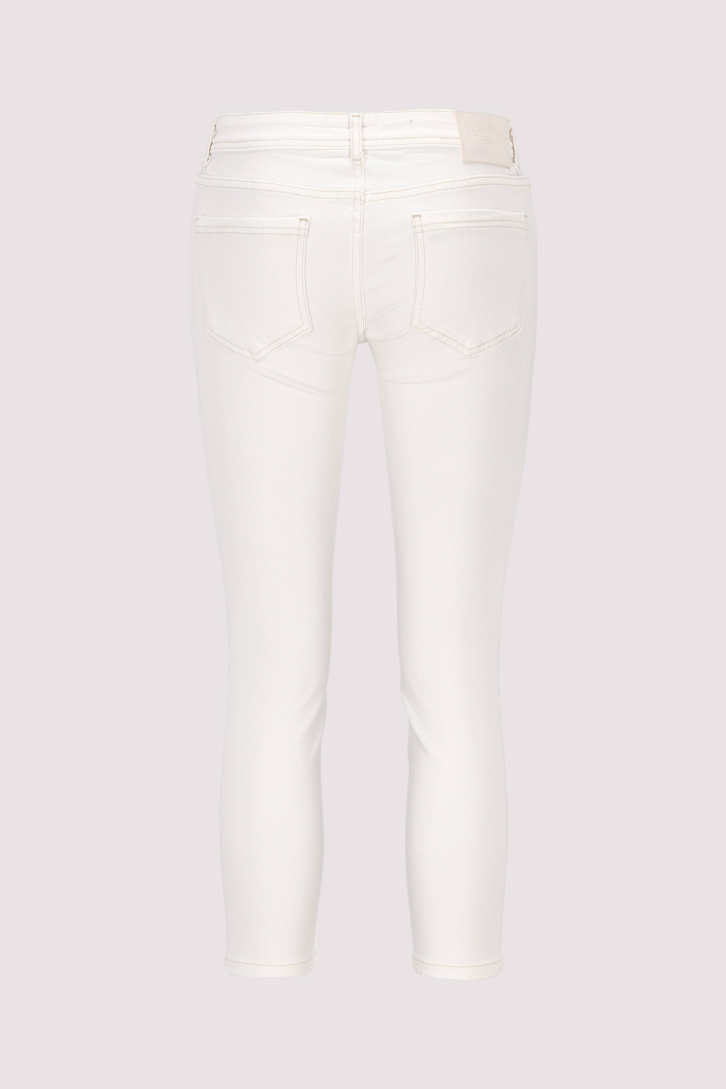Denim Trousers, Mid Waist, Sli