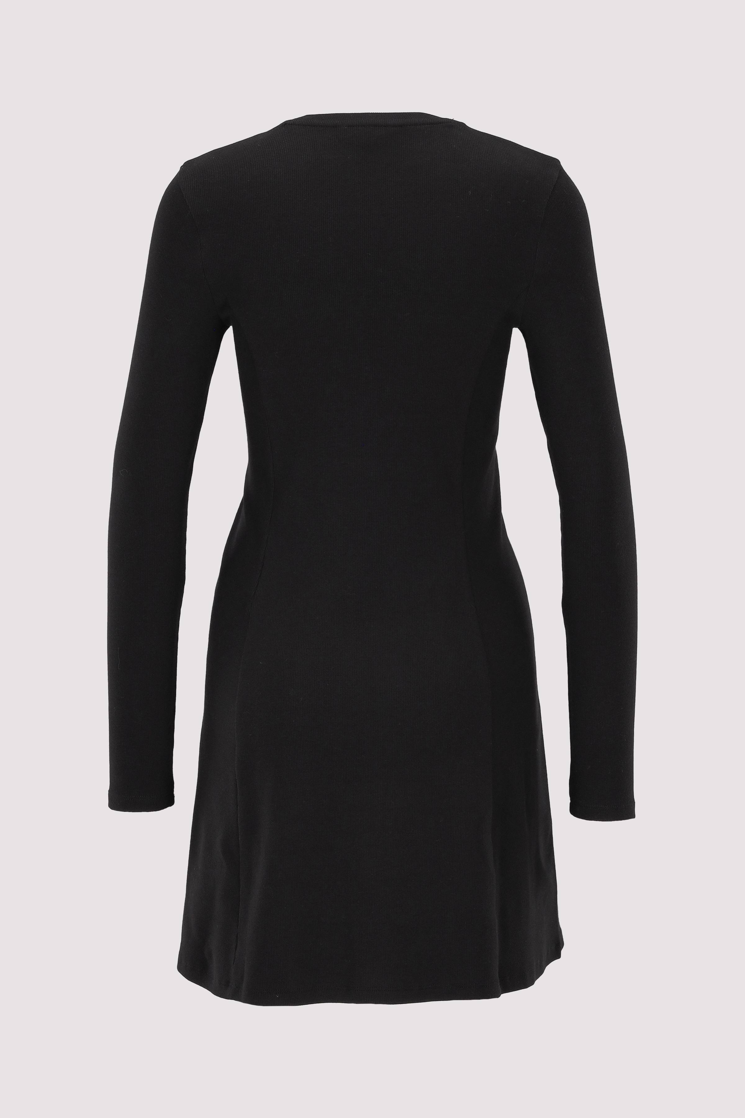 TJW FIT & FLARE BADGE DRESS