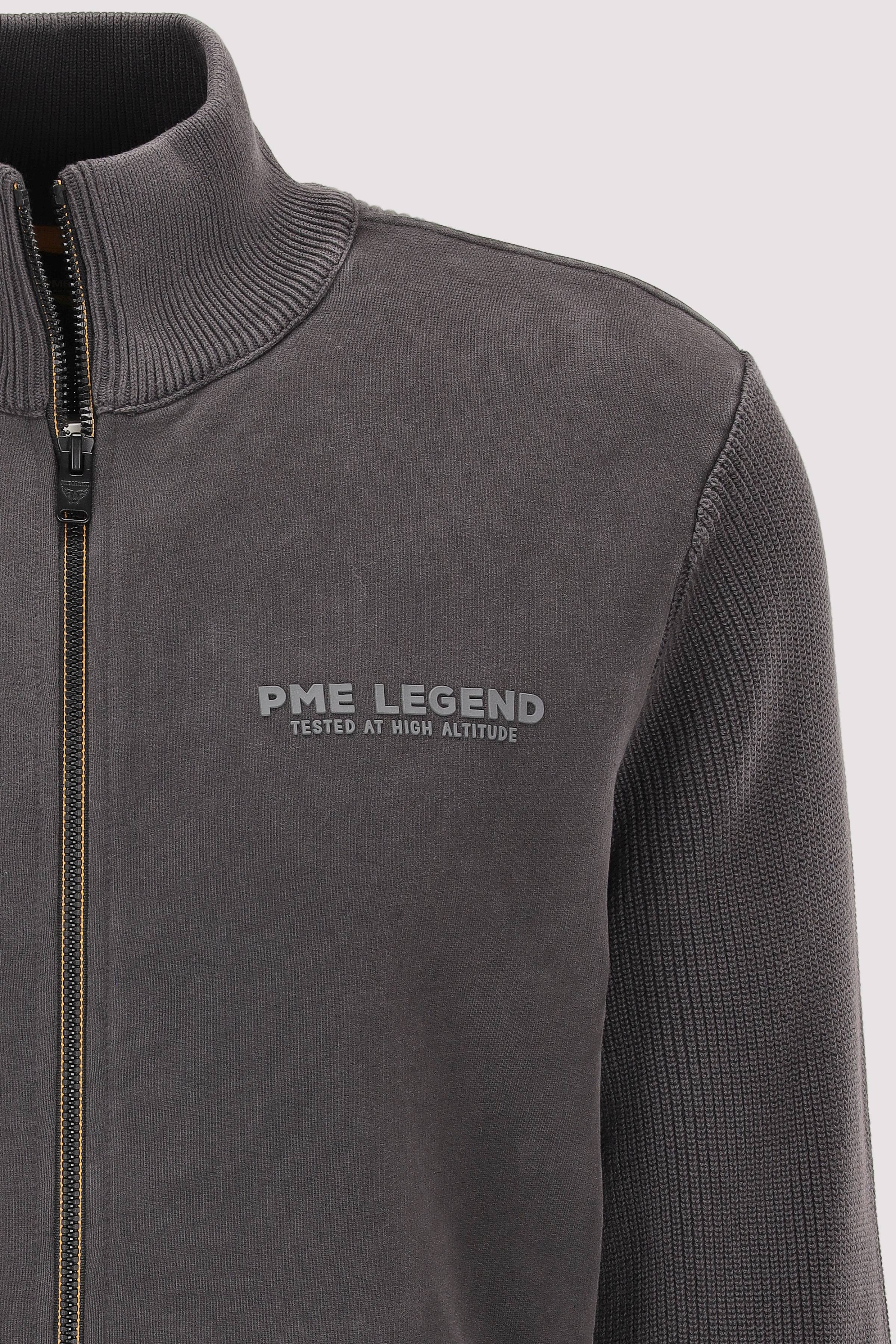 PME Legend - PME Legend Herren-Sweatjacke Obsidian