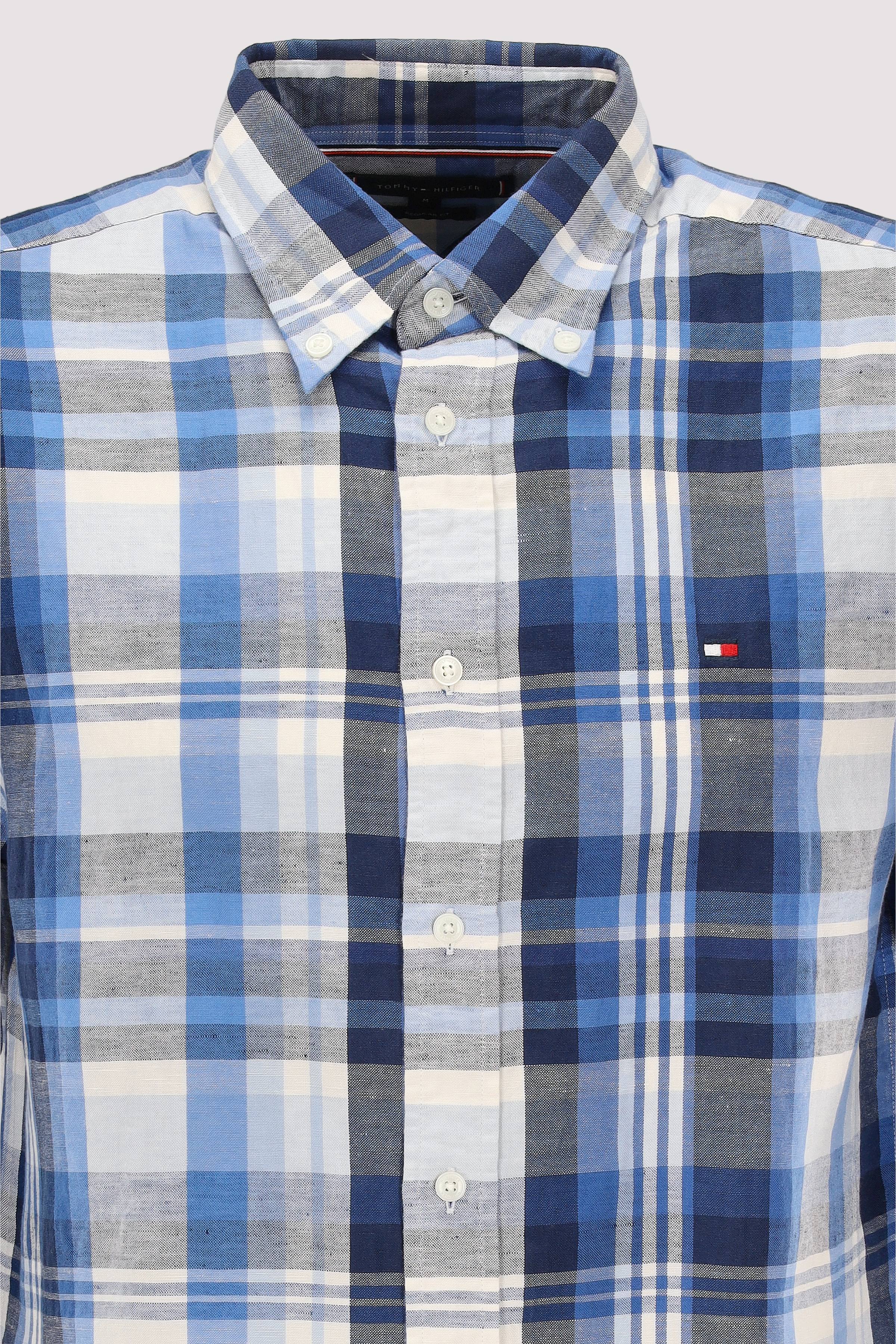 Tommy Hilfiger - Tommy Hilfiger Bio-Leinen Kurzarmhemd