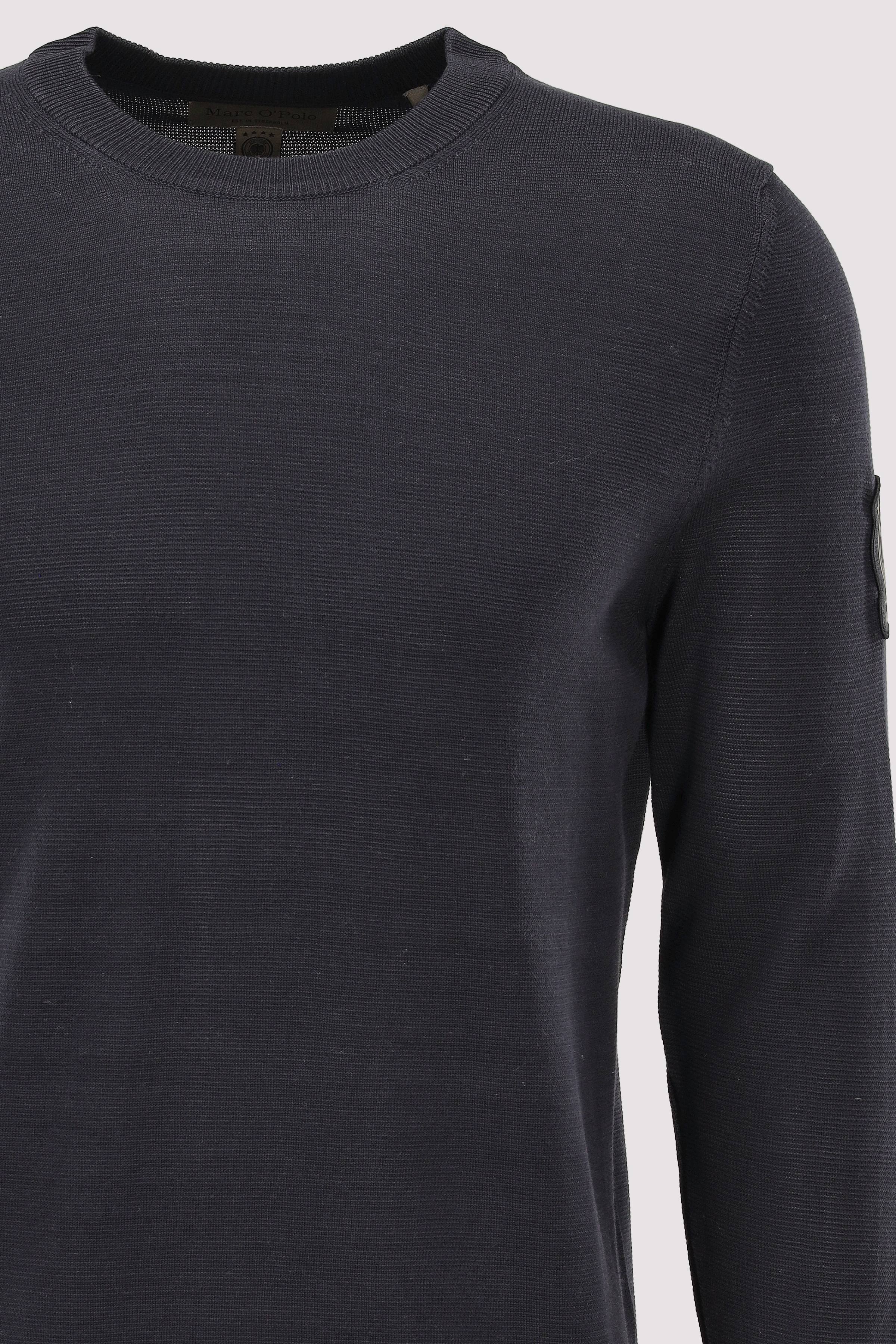 Marc O Polo Casual - Marc O'Polo Pullover Baumwolle Deep Blue