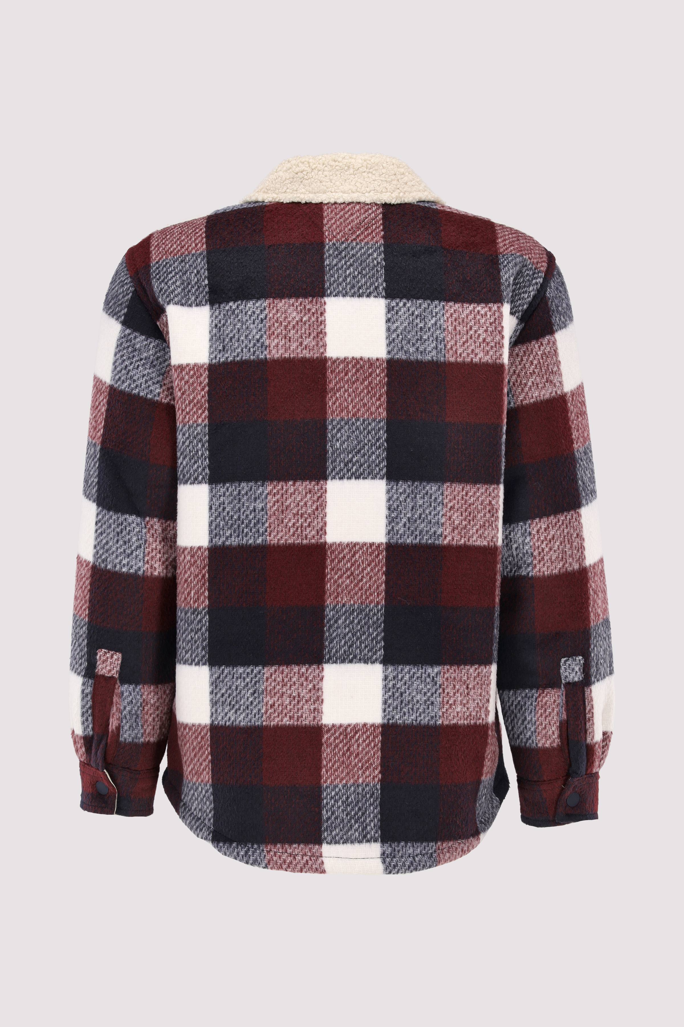 Tommy Jeans - TJM CHECK TEDDY OVERSHIRT EXT Tommy Jeans - TJM CHECK TEDDY OVERSHIRT EXT
