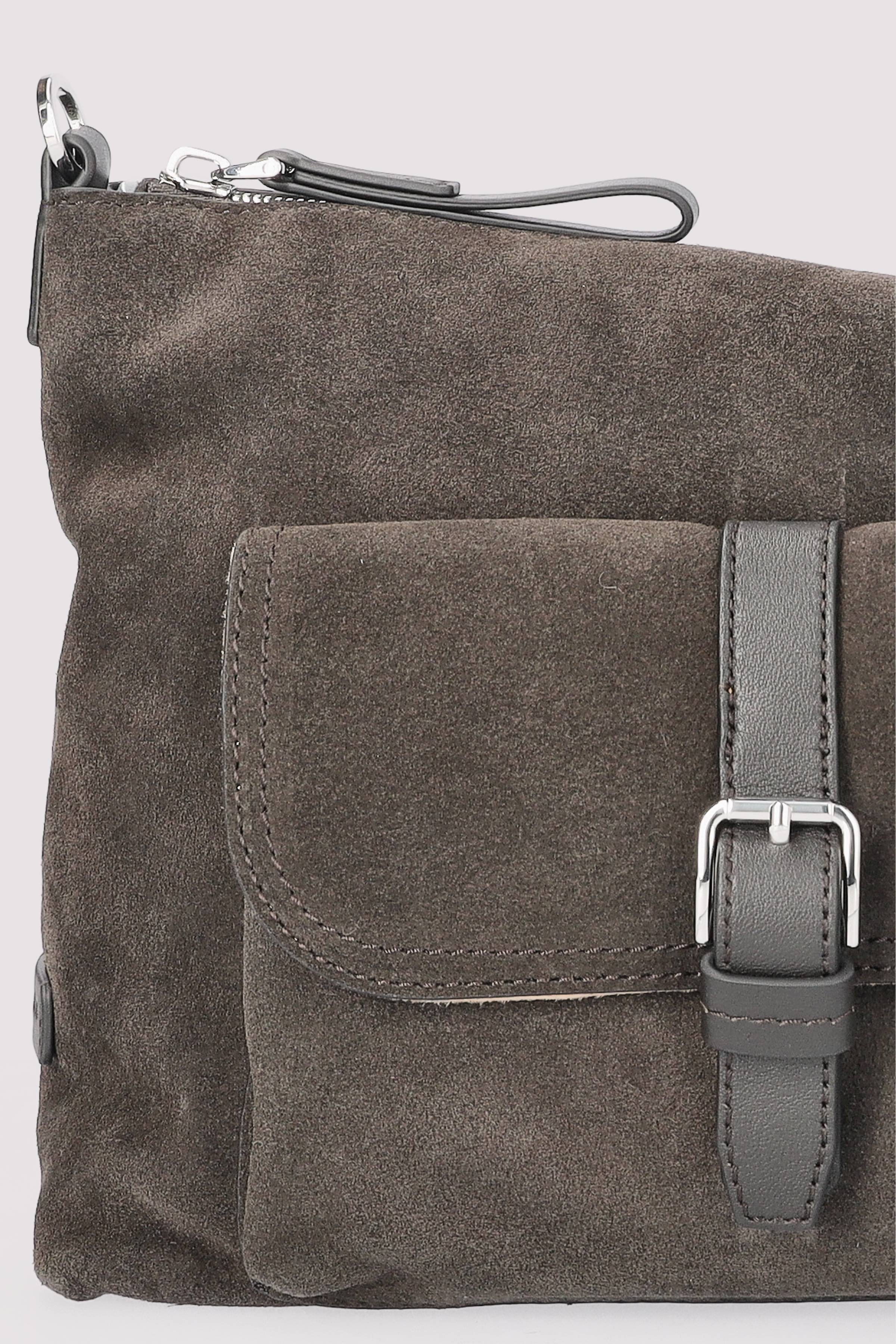 Marc O'Polo braune Leder-Handtasche