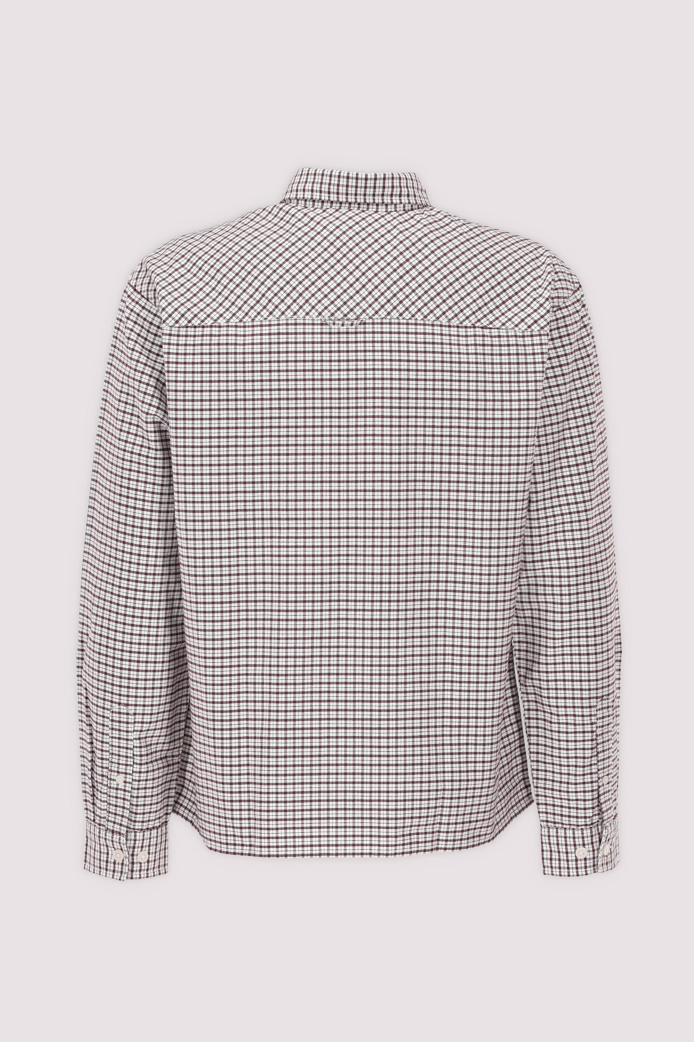 Jack and Jones Langarmhemd Schokolade