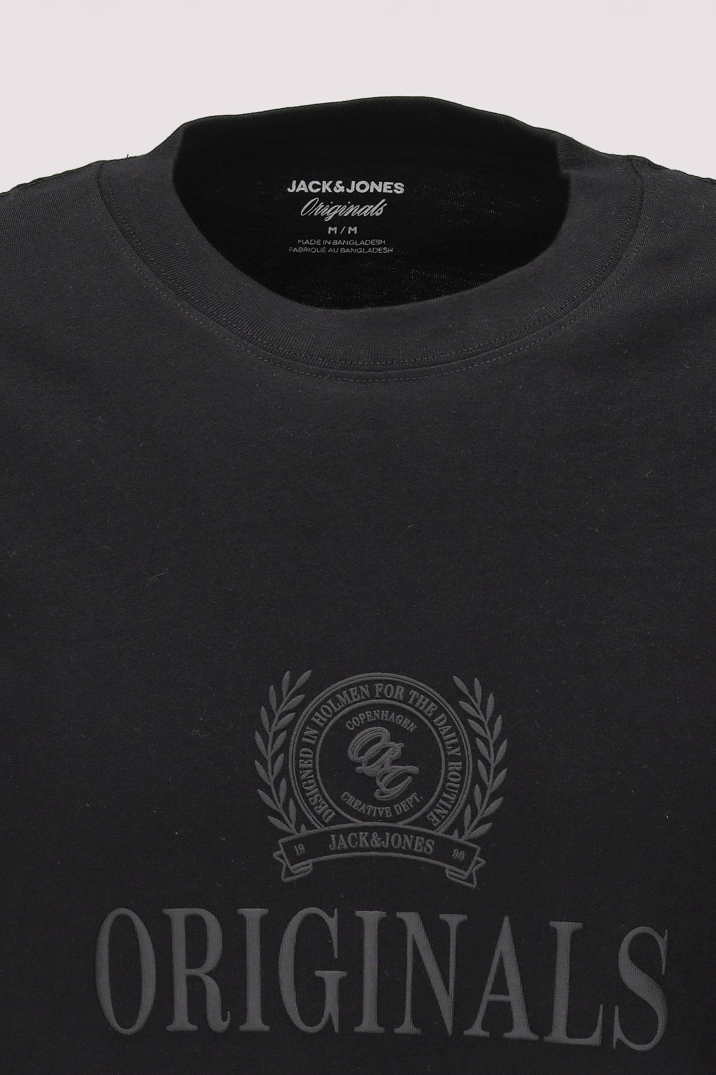 Jack and Jones - Kurzarm-T-Shirt Schwarz für Herren