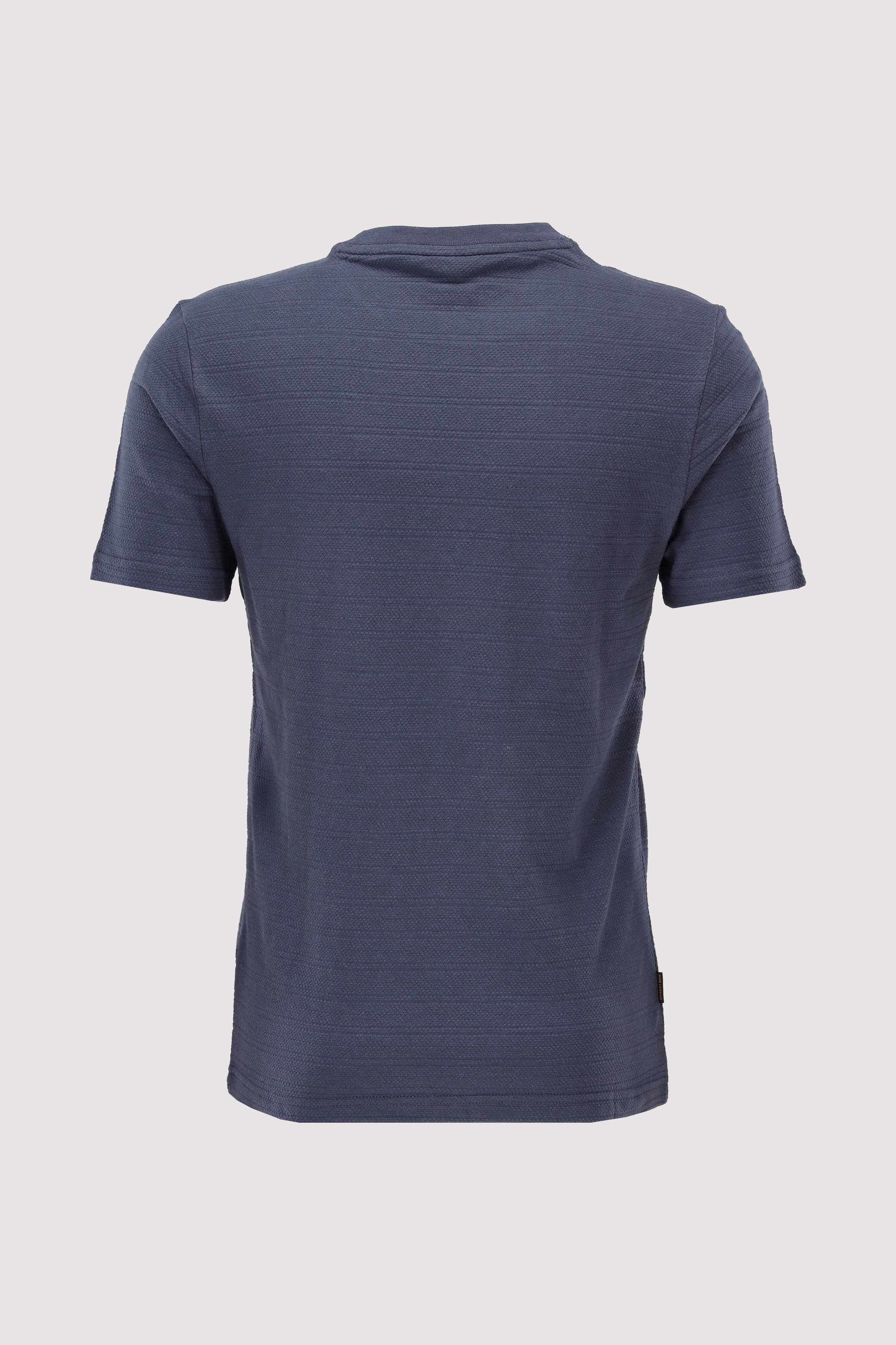 Short sleeve r-neck jacquard s