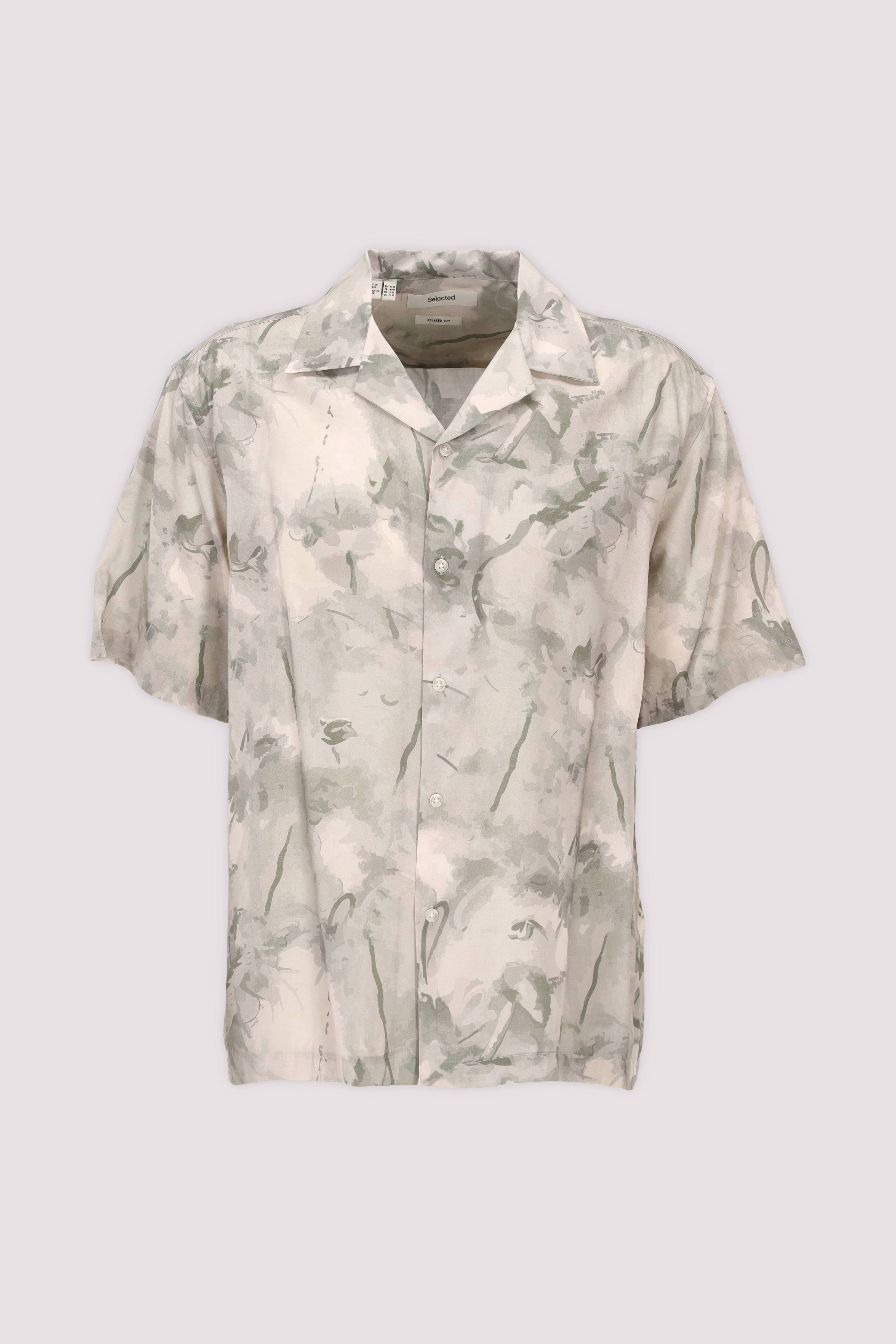 Selected Kurzarmhemd aus Bio-Tencel
