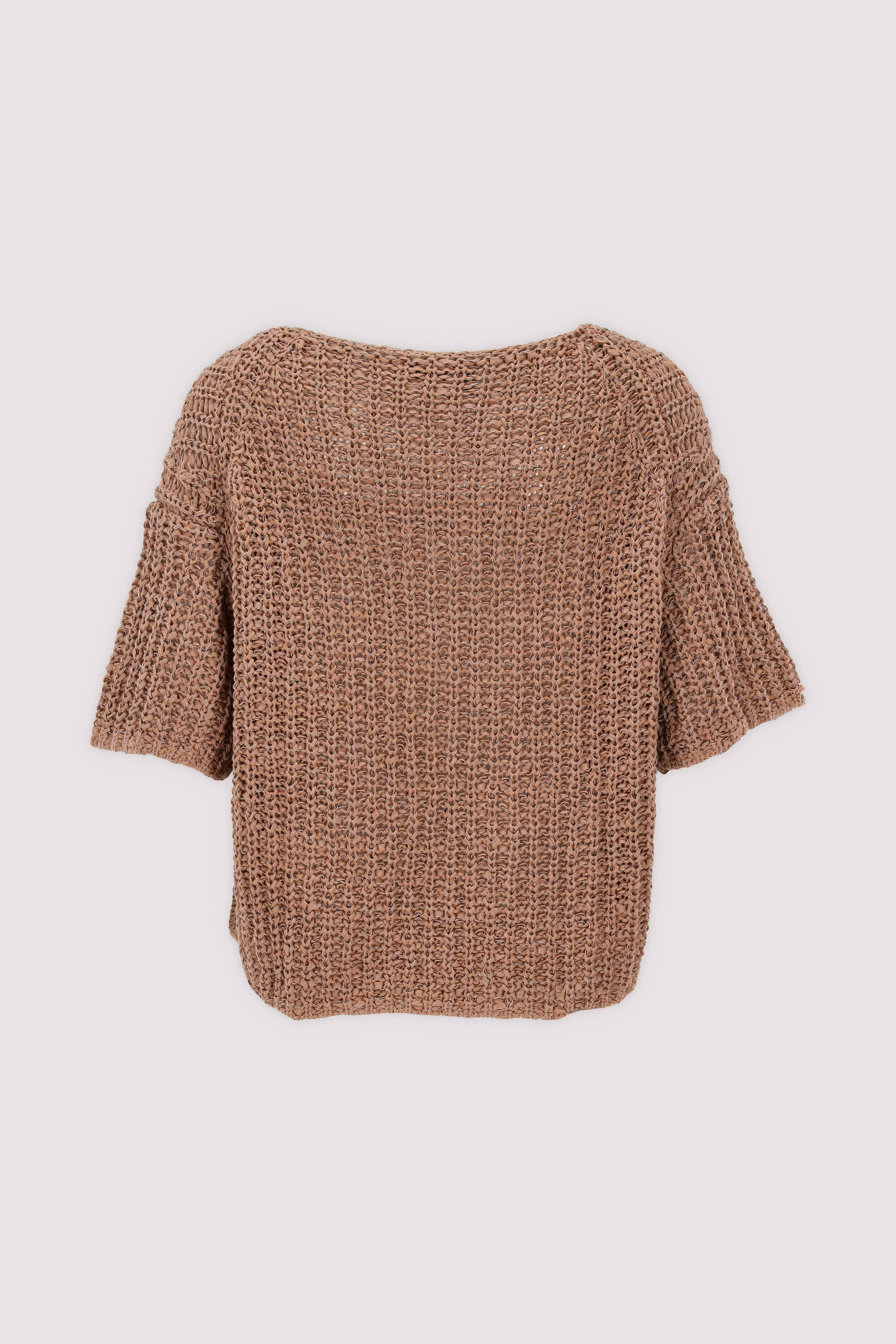 Knit Pullovers Shortsleeve
