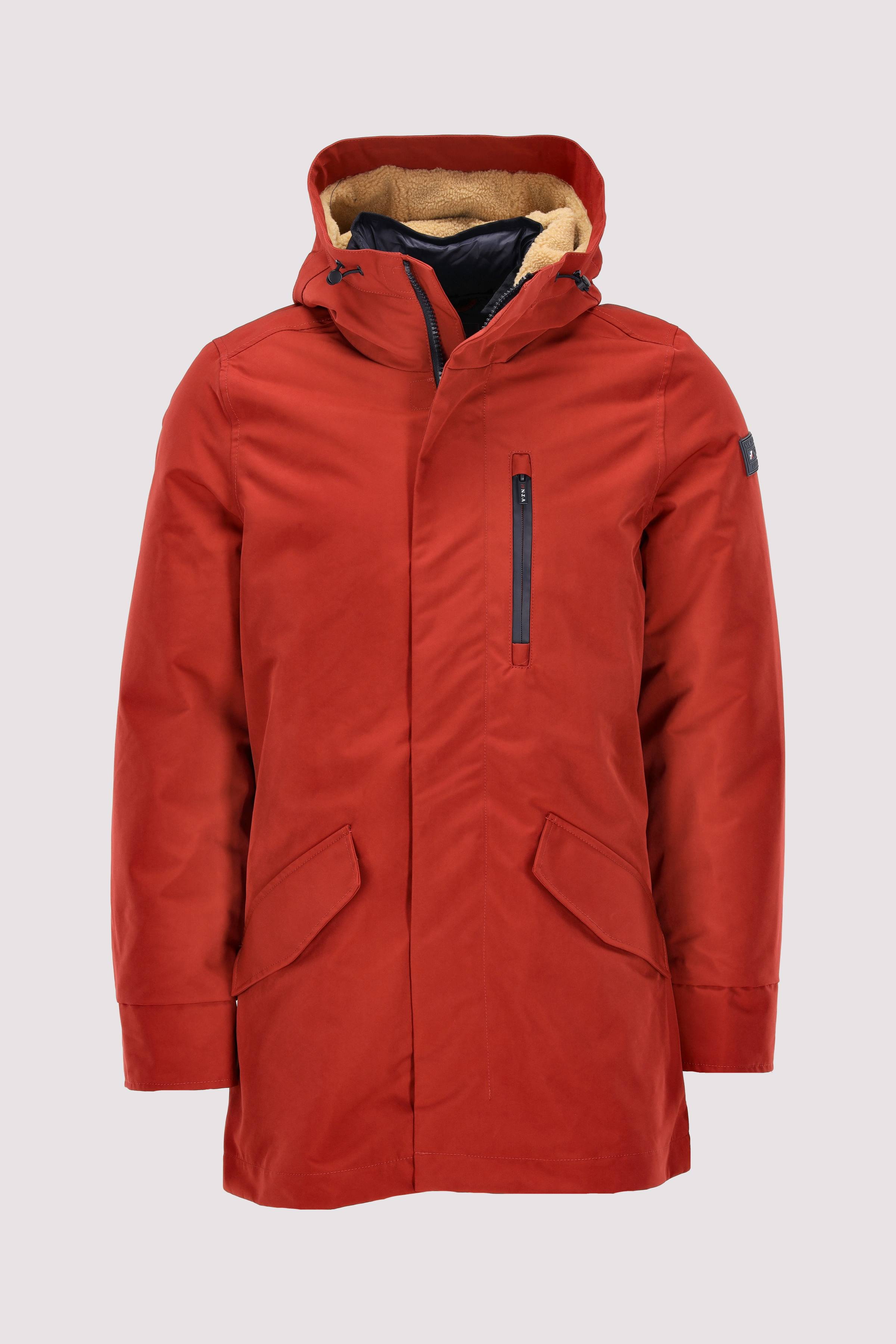 Auckland Freizeit-Jacke Rostorange