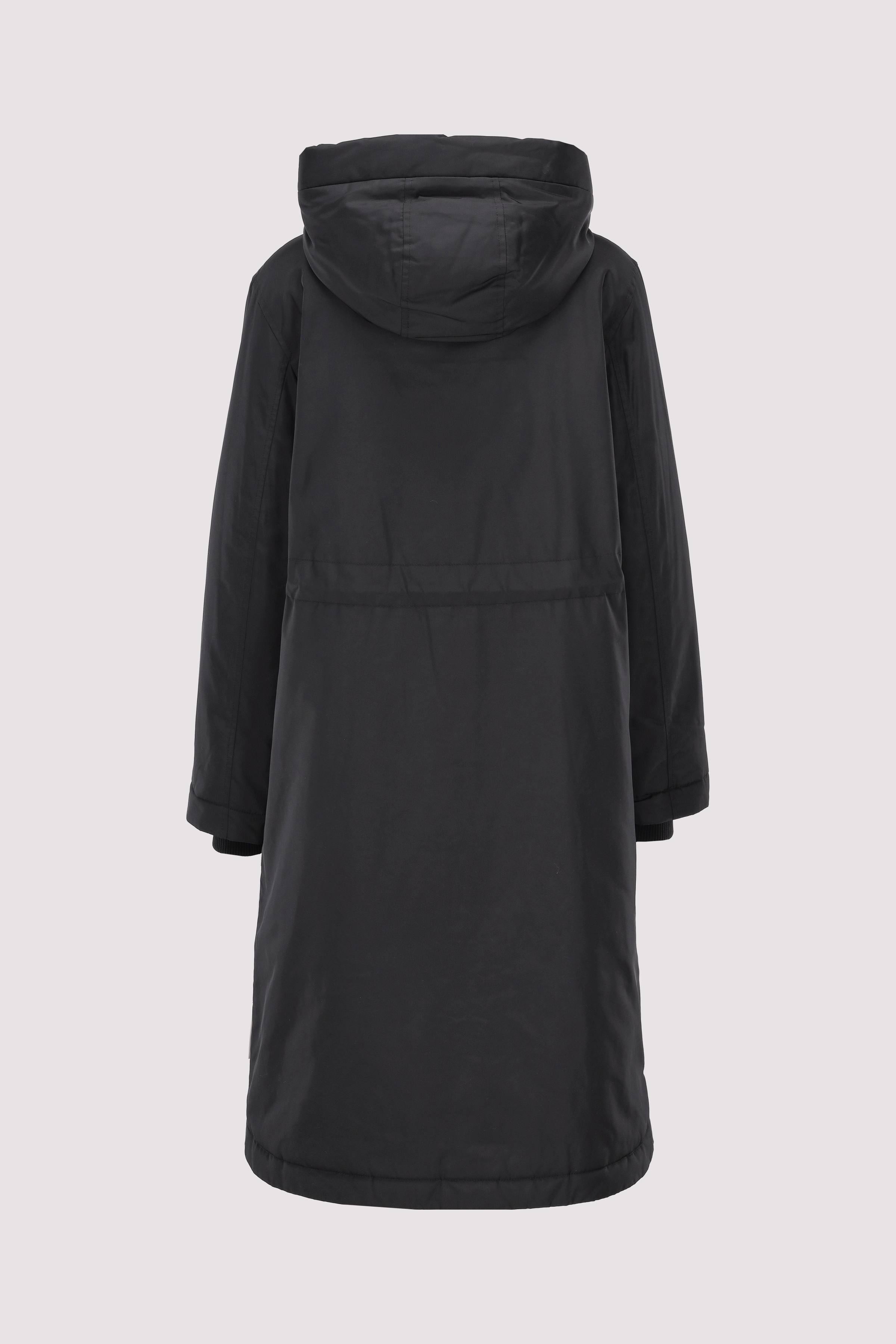 Parka, padded, with hood, draw