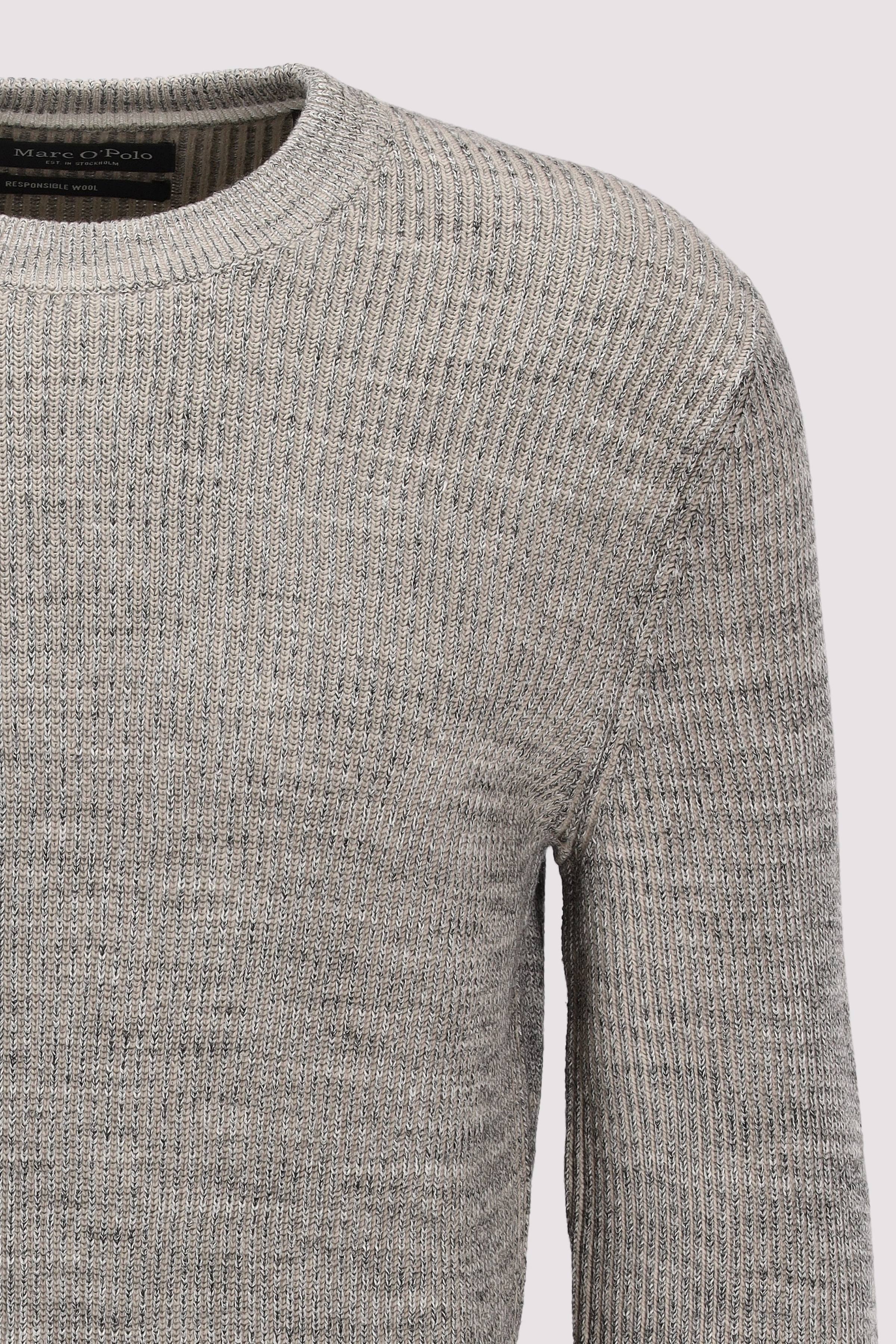 Marc O´Polo International - Sweater, lambswool cotton mix,