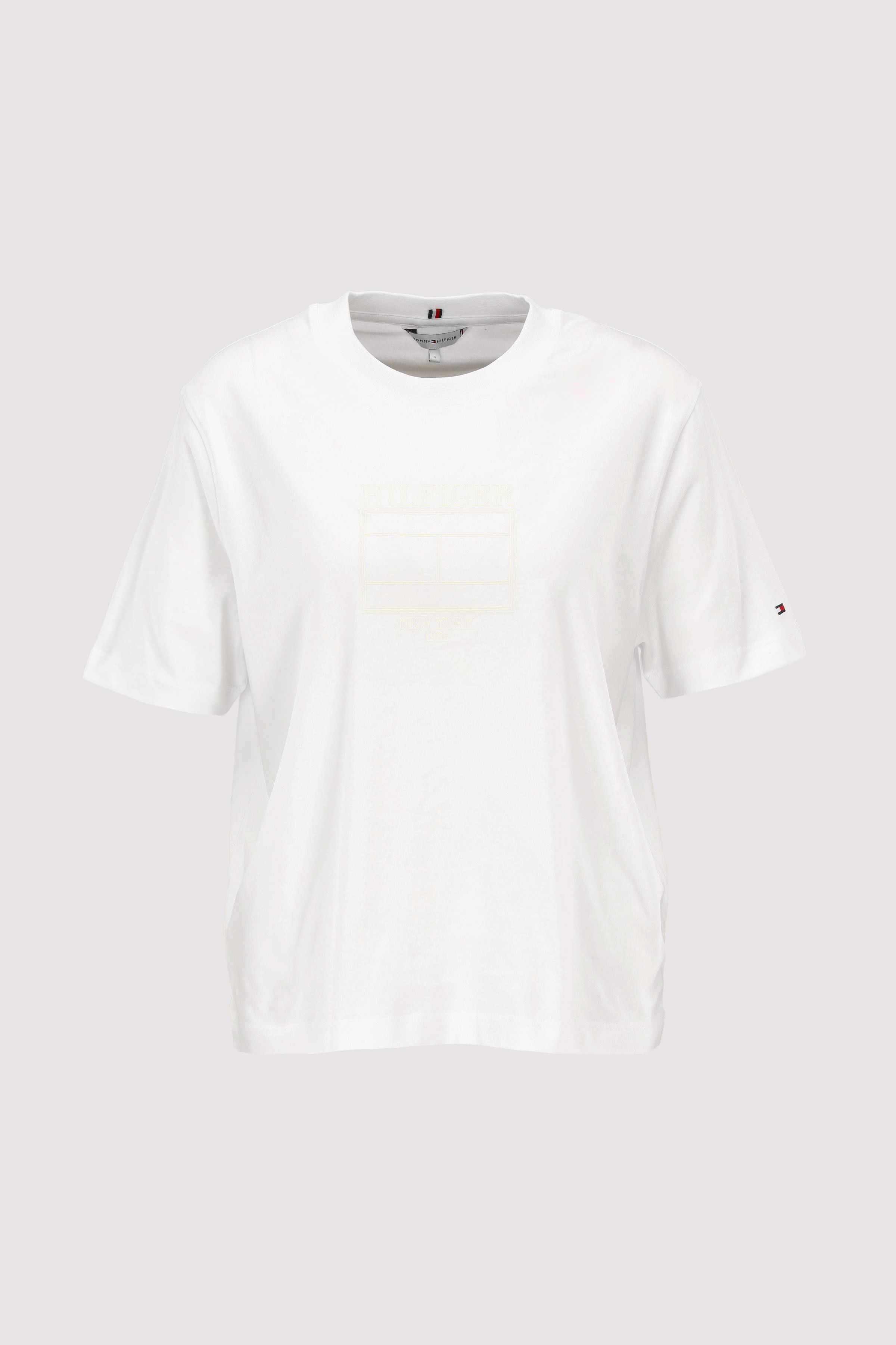 MDRN OUTLINE FLAG C-NK TEE