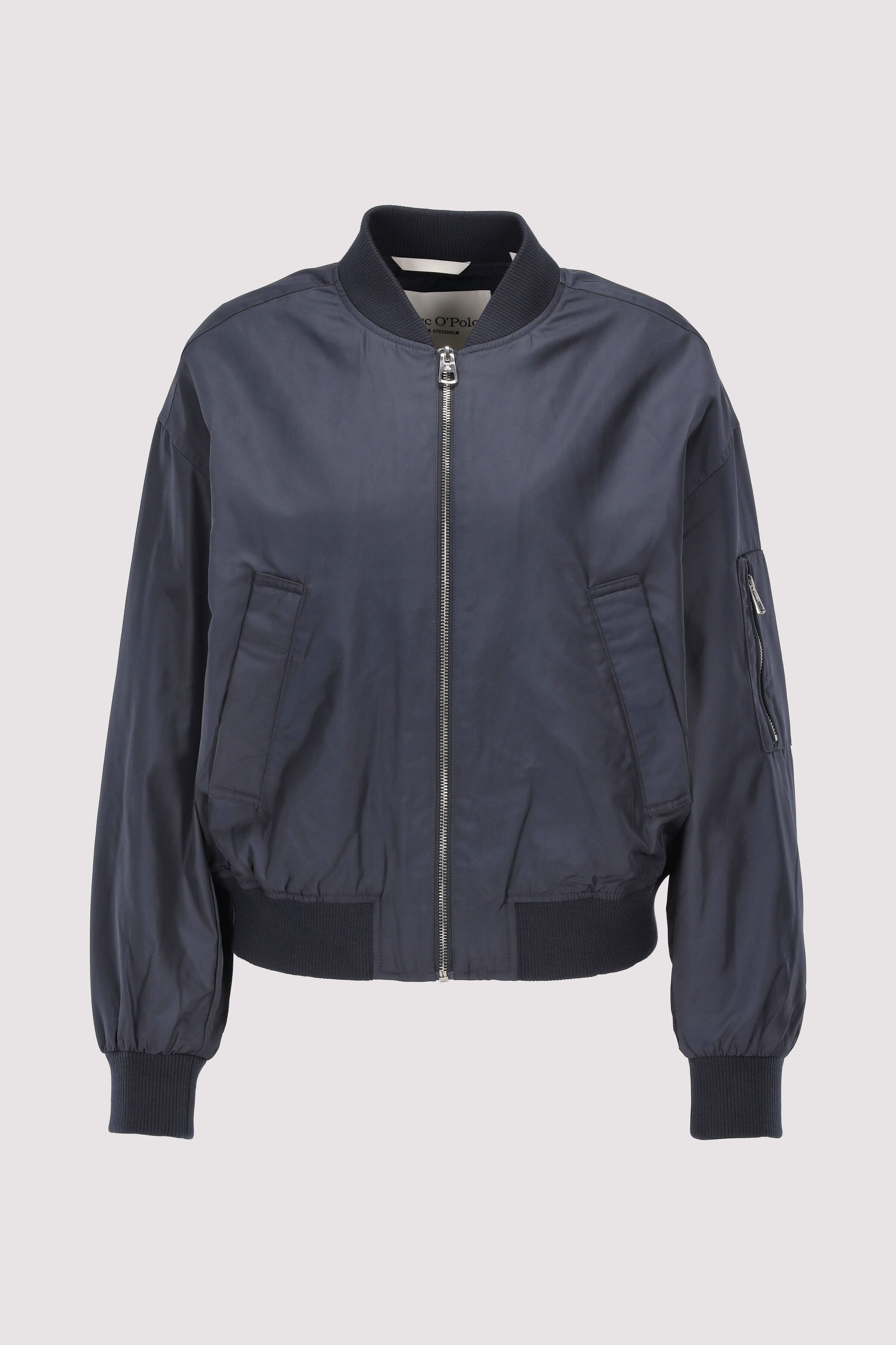 Marc O´Polo International - Blouson, knitted collar, hem a
