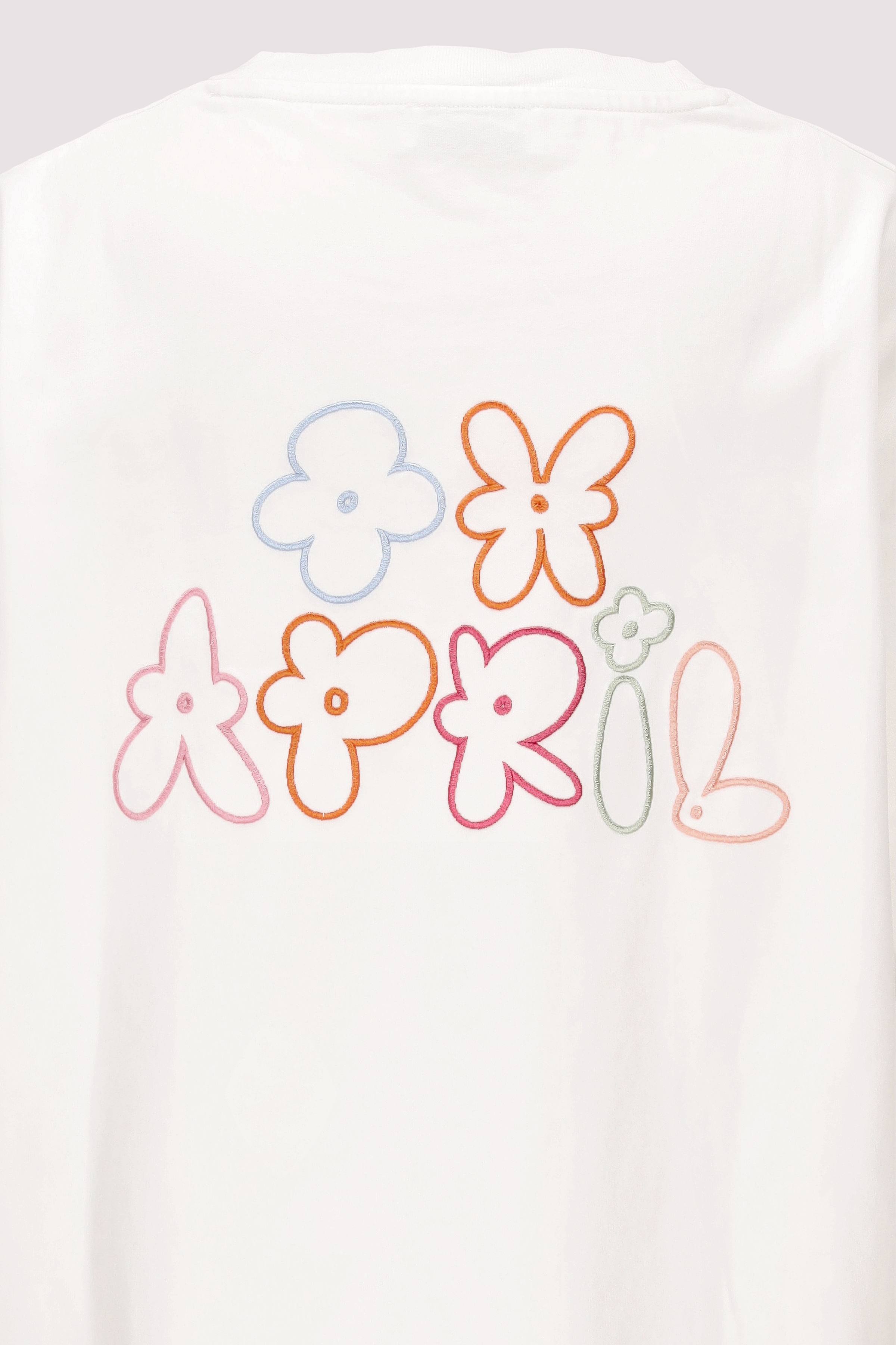 Oh April - BF T-Shirt Flower
