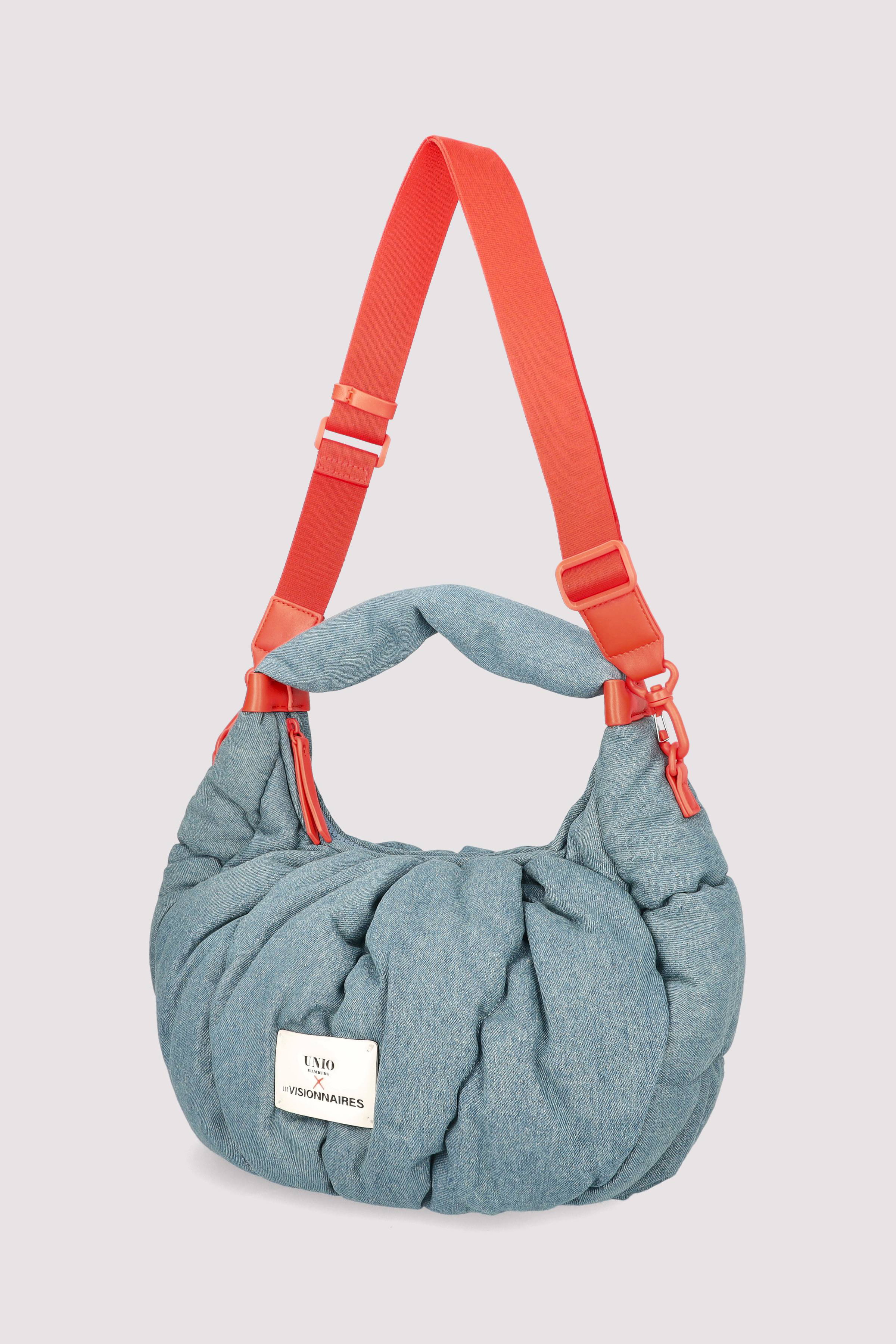 Les Visionnaires - Denimblaue Tasche, zeitlos elegant
